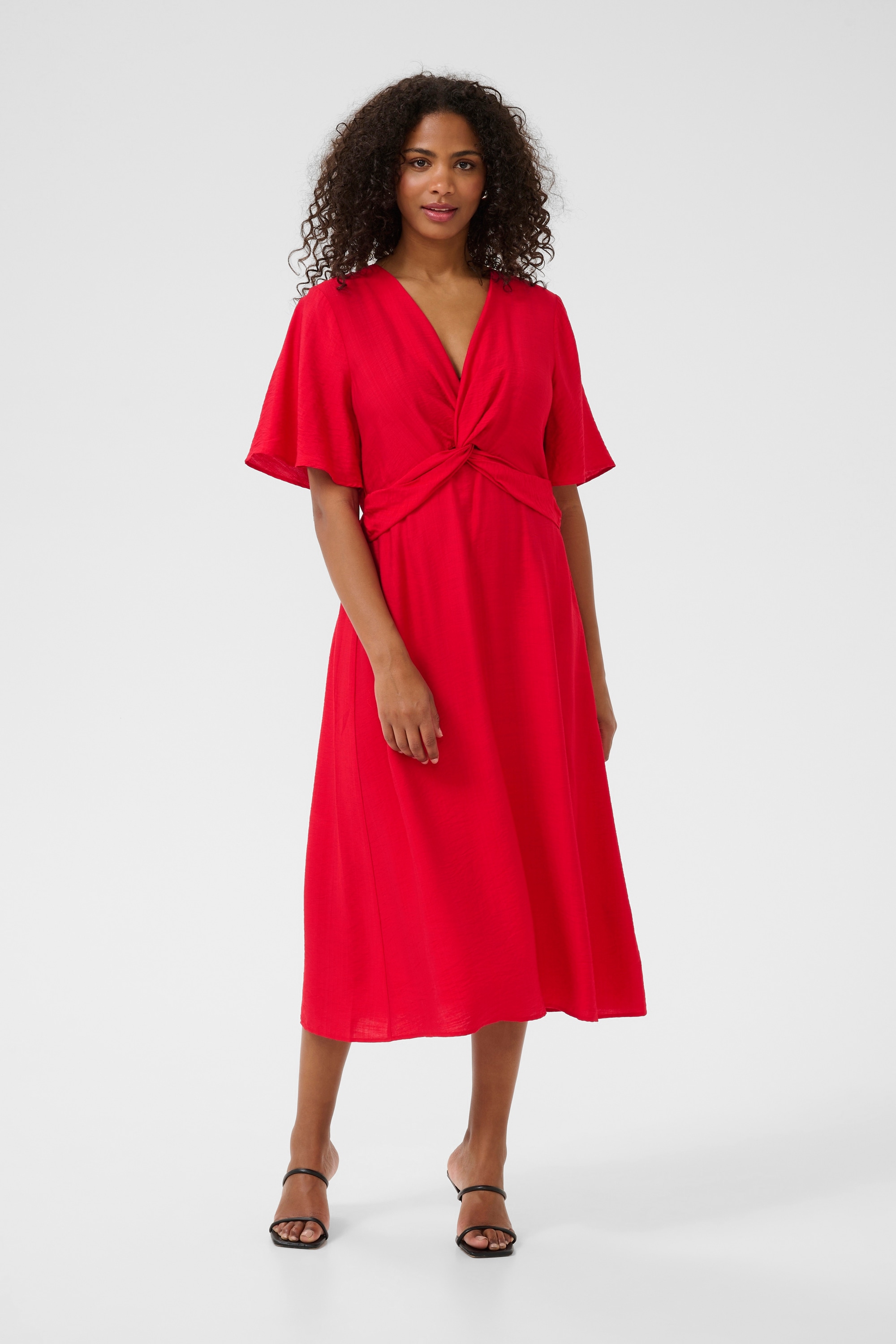 KAFFE Midikleid »Kleid KAjasmin«