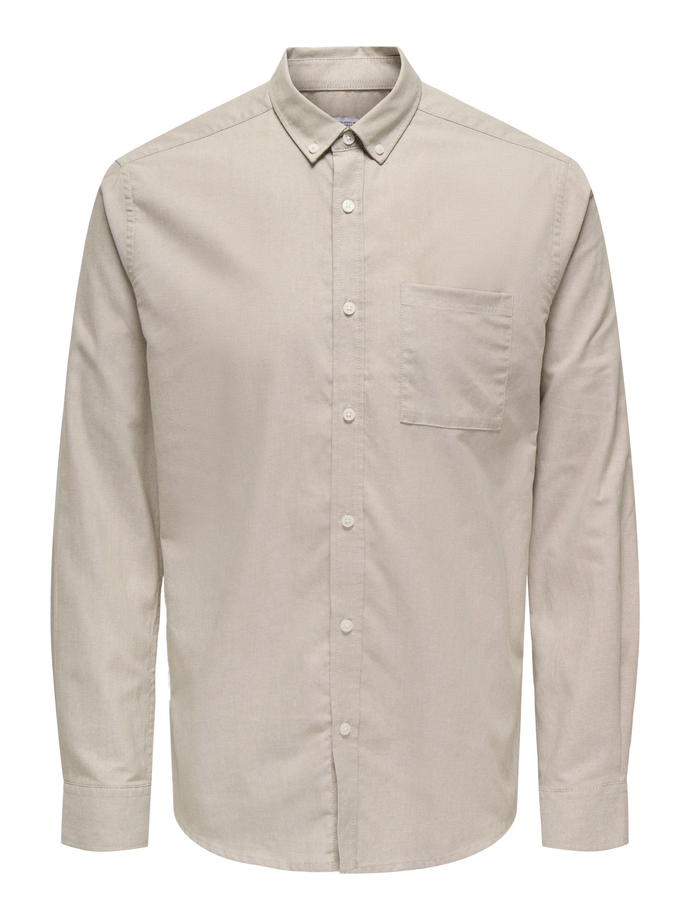 ONLY & SONS Langarmhemd »ONSALVARO SLIM LS OXFORD SHIRT NOOS«