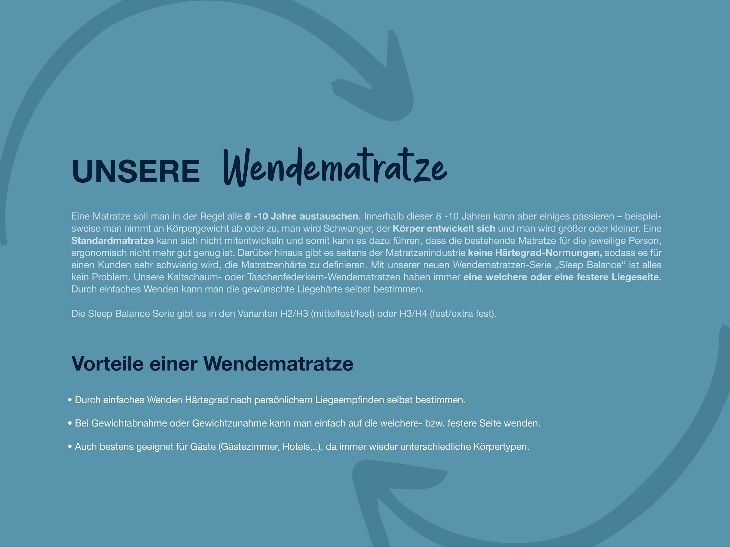 Hn8 Schlafsysteme Kaltschaummatratze »Sleep Balance, zwei Härtegrade in einer Matratze«, 18 cm hoch, Raumgewicht: 40 kg/m³, (1 St., 1-tlg.), erhältlich in 90x200 cm und weiteren Größen