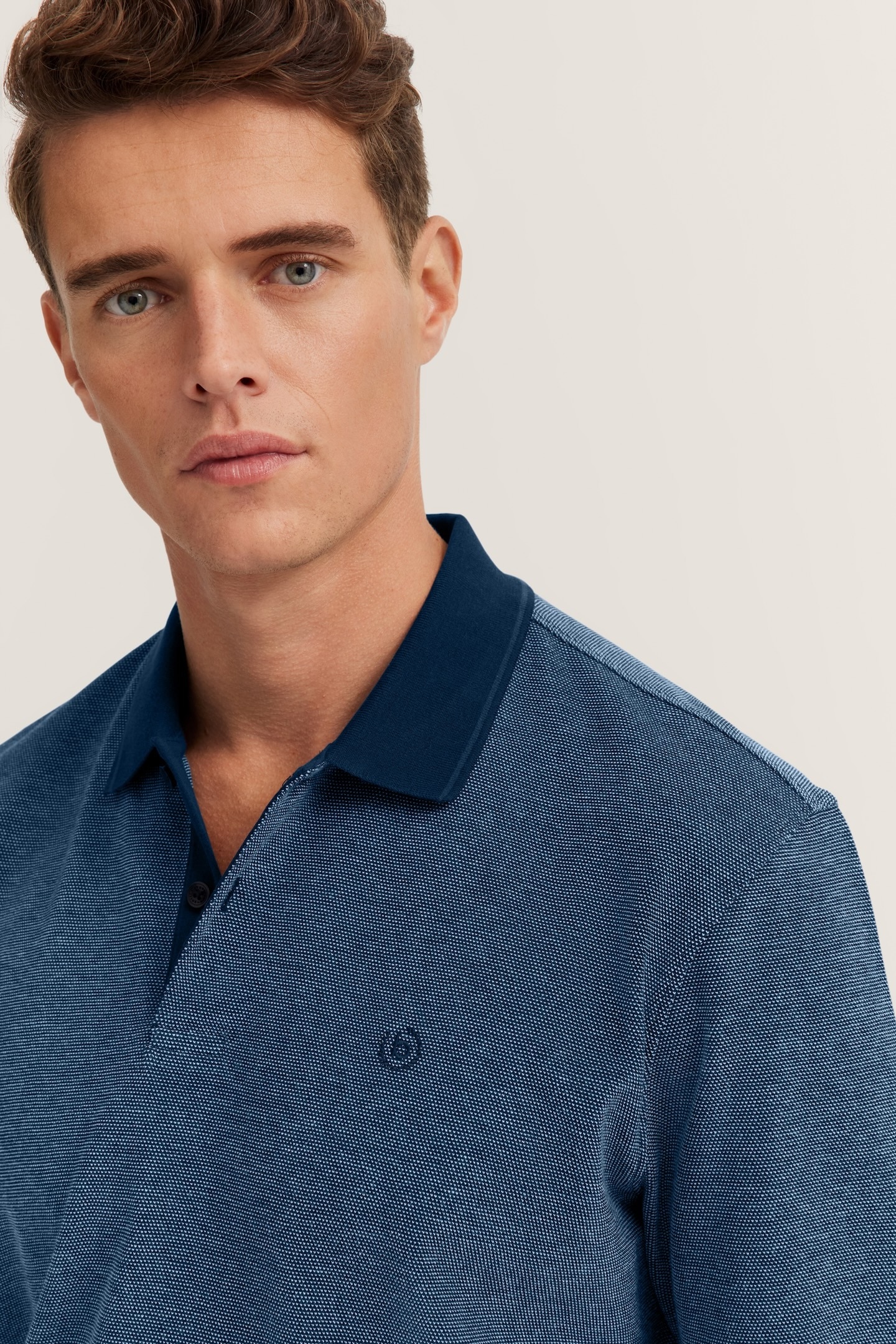 bugatti Poloshirt, aus Baumwolle