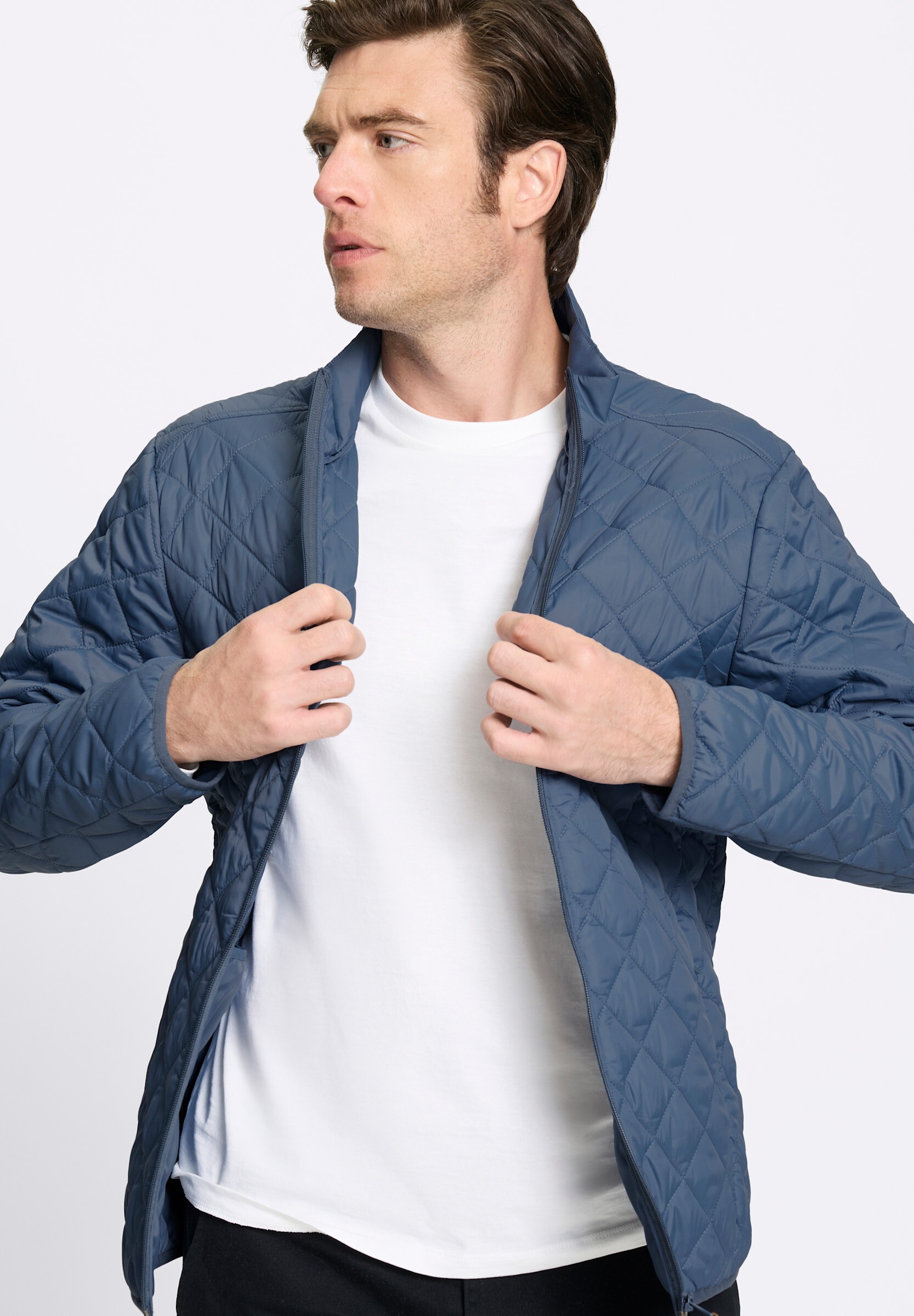 Witt Langjacke »Longjacke Jacke in Longform mit Rautenstepp« ohne Kapuze