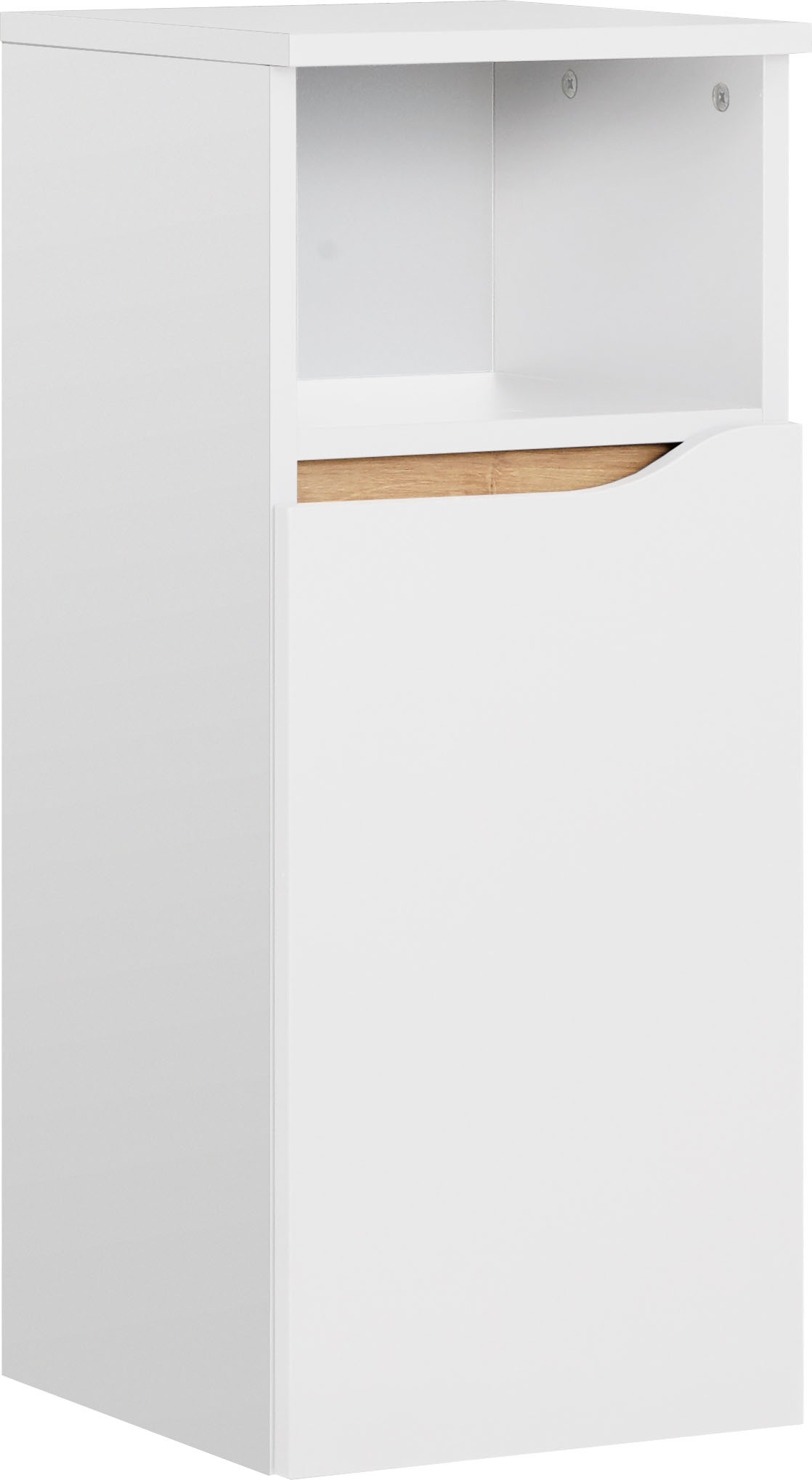 Saphir Badmöbel-Set »Quickset 3-teilig, Waschbeckenunterschrank mit LED-Spiegelschrank«, (7 St.), Unterschrank, inkl. Türdämpfer, 6 Türen, 1 offenes Fach, Bad-Set