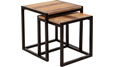 SIT Satztisch »Old Pine«, (Set, 2 St.), aus recyceltem Pinienholz, Beistelltische 2er-Set kaufen