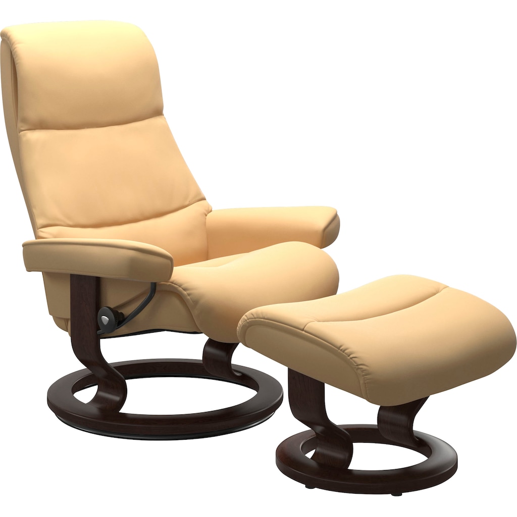 Stressless® Relaxsessel »View«, (Set, Relaxsessel mit Hocker)