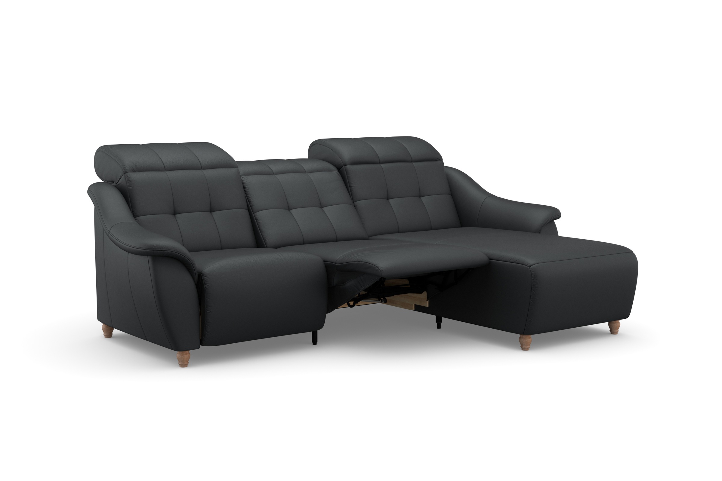 Home affaire Ecksofa »Boston L-Form«, (2 St.), Kopfteilverstellung an jeder Sitzfläche, wahlweise Relaxfunktion