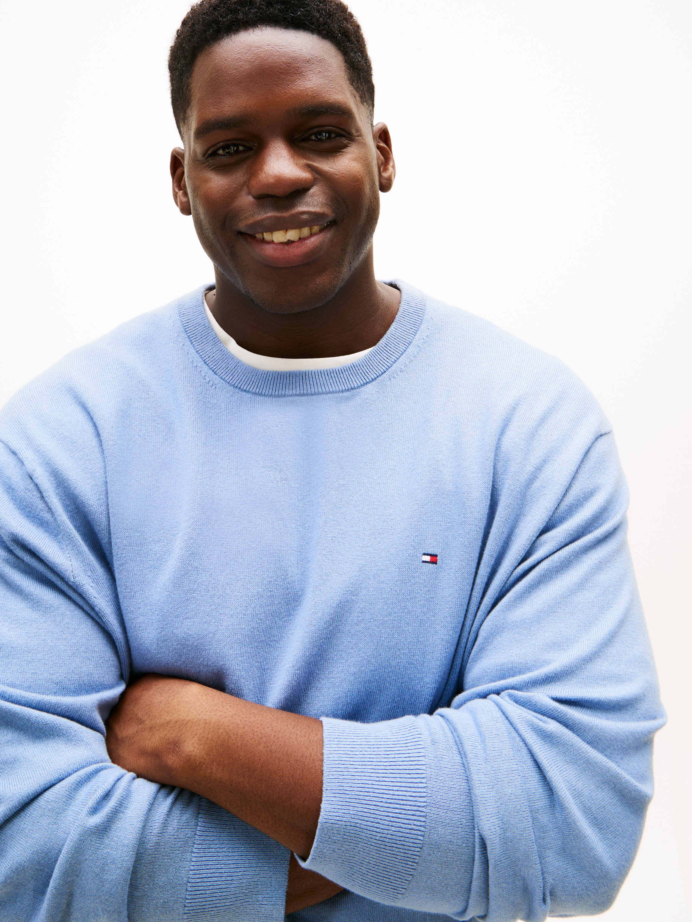 Tommy Hilfiger Big & Tall Rundhalspullover »BT-PIMA ORG CTN CASHMERE CN-B«