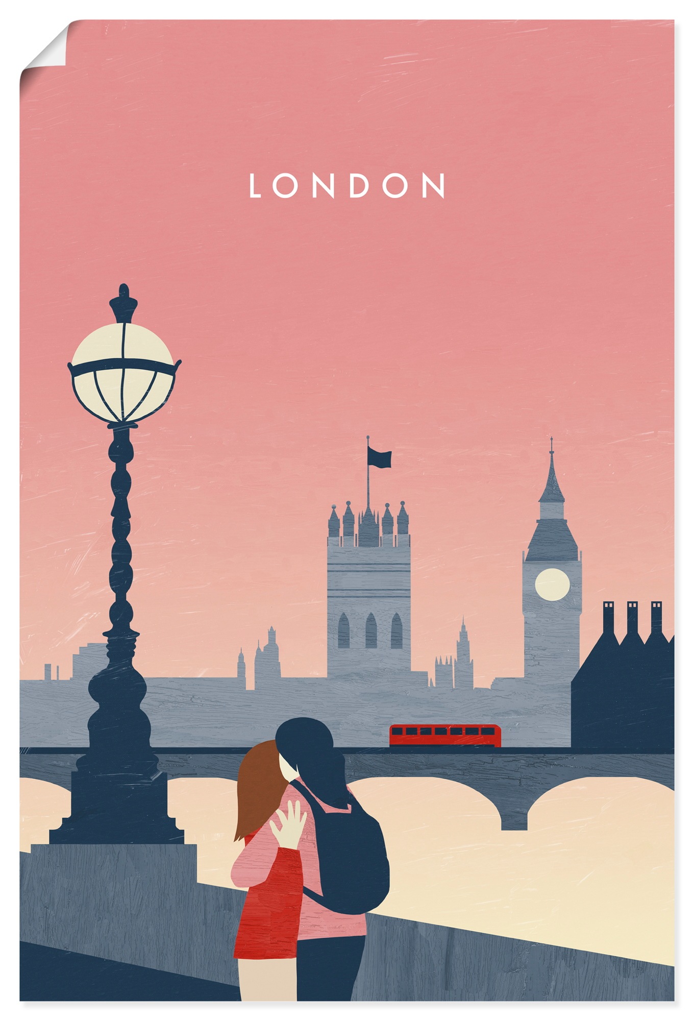 Artland Wandbild »London« 1 Stk. tlg. als Alubild, Leinwandbild, Poster, Wandaufkleber in verschied. Größen