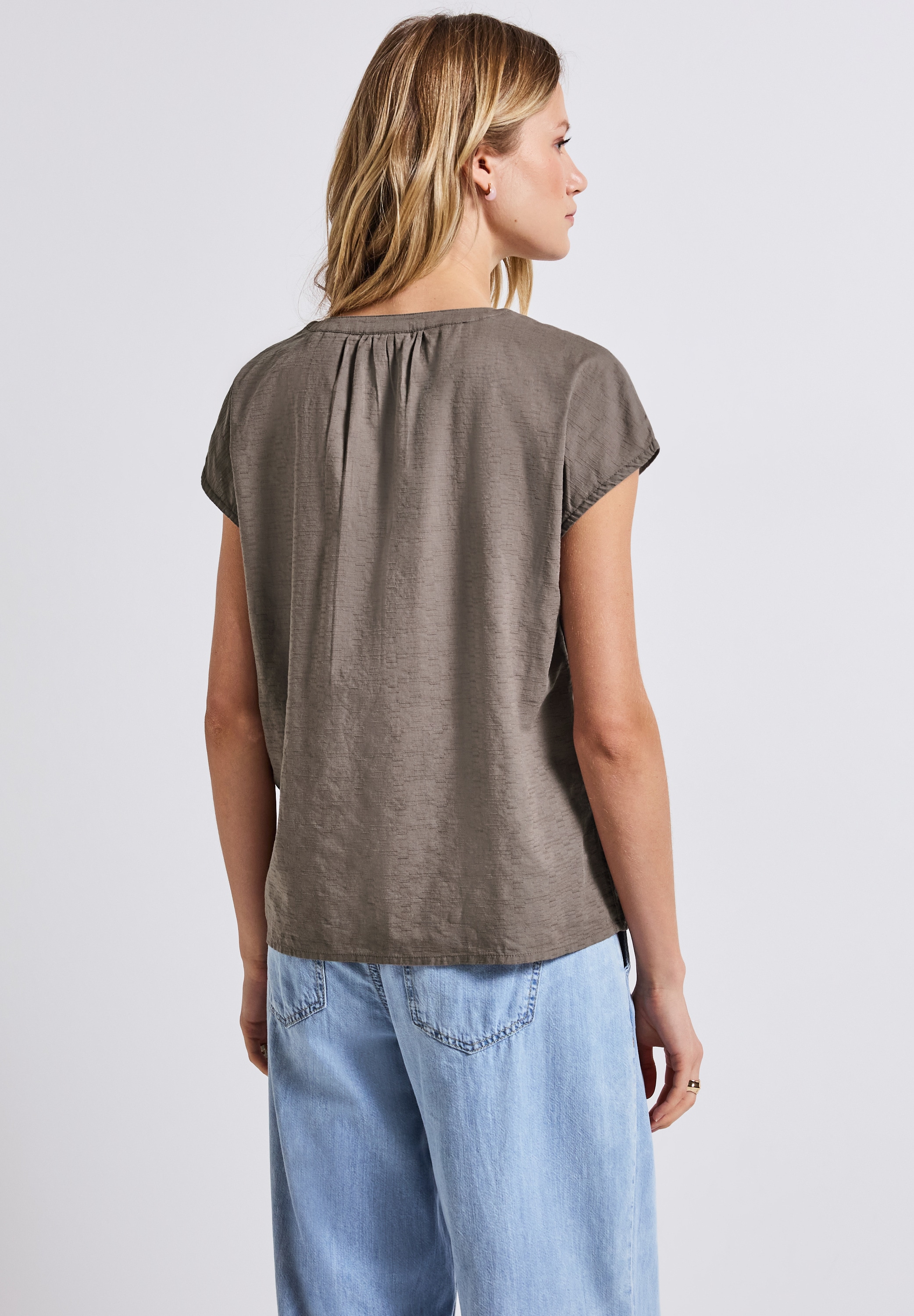 STREET ONE Shirtbluse, mit Tape-Details
