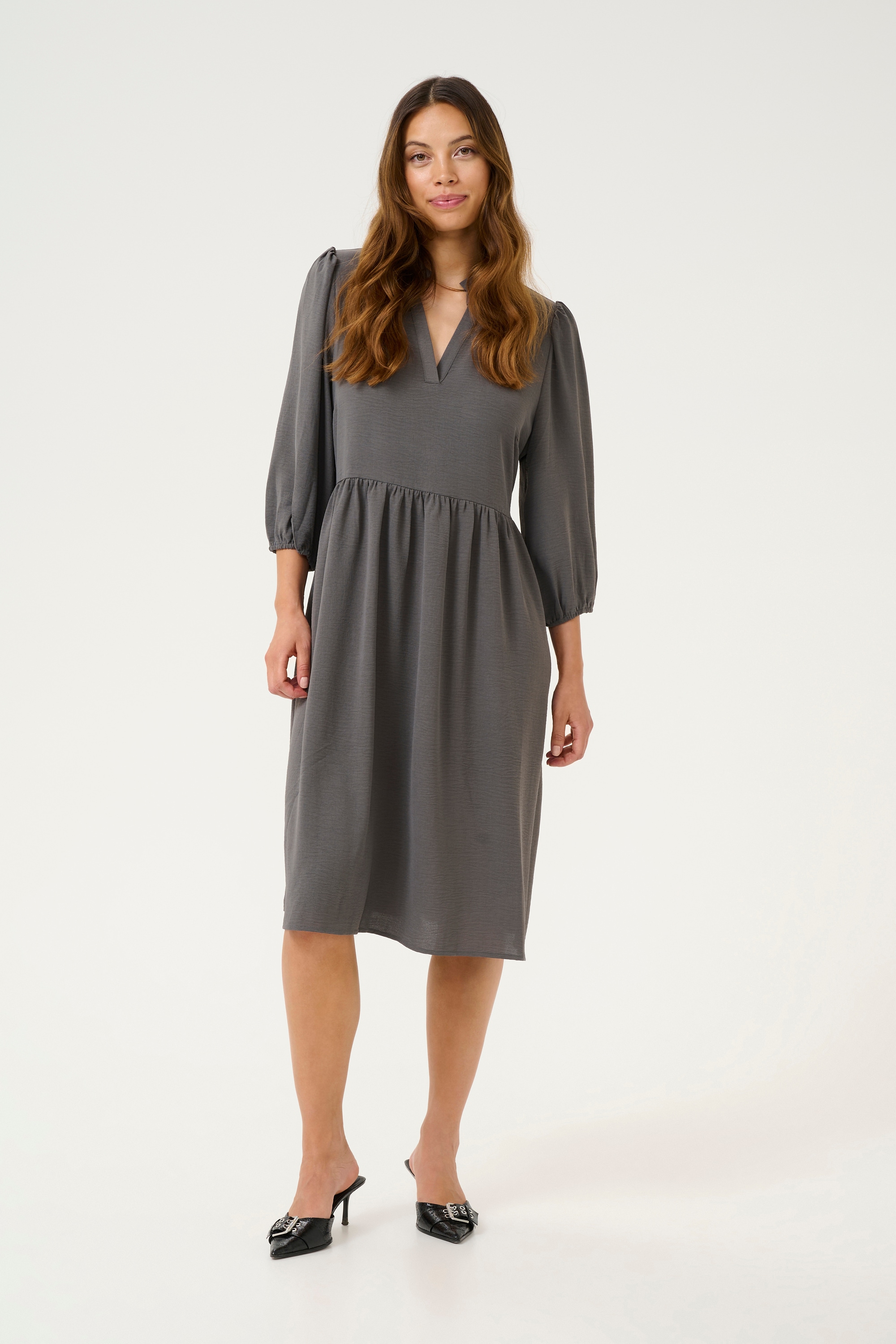 KAFFE Midikleid »Kleid KAedna«