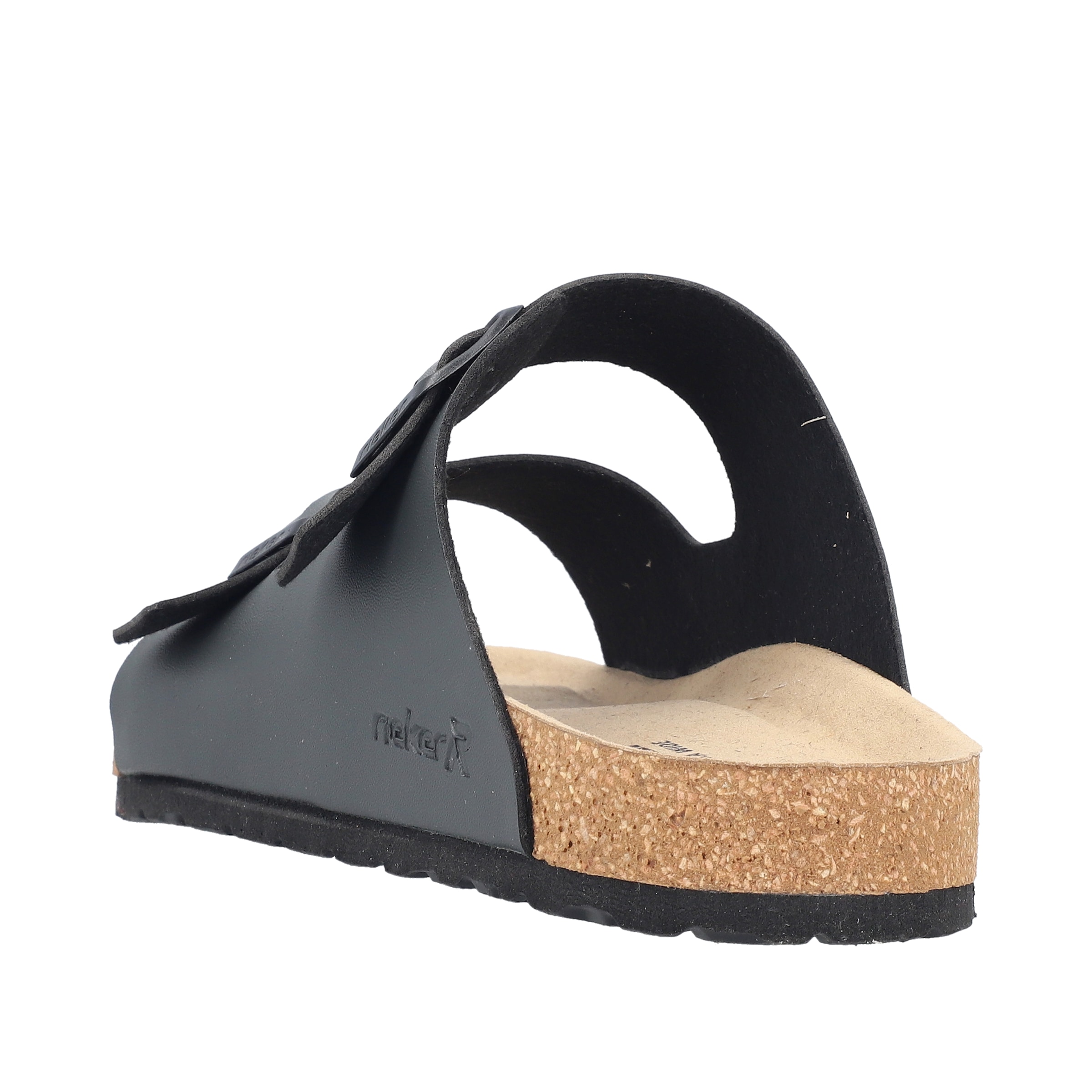 Rieker Pantolette  Sommerschuh, Schlappen, Hausschuh, mit zwei Schnallenverschlüssen