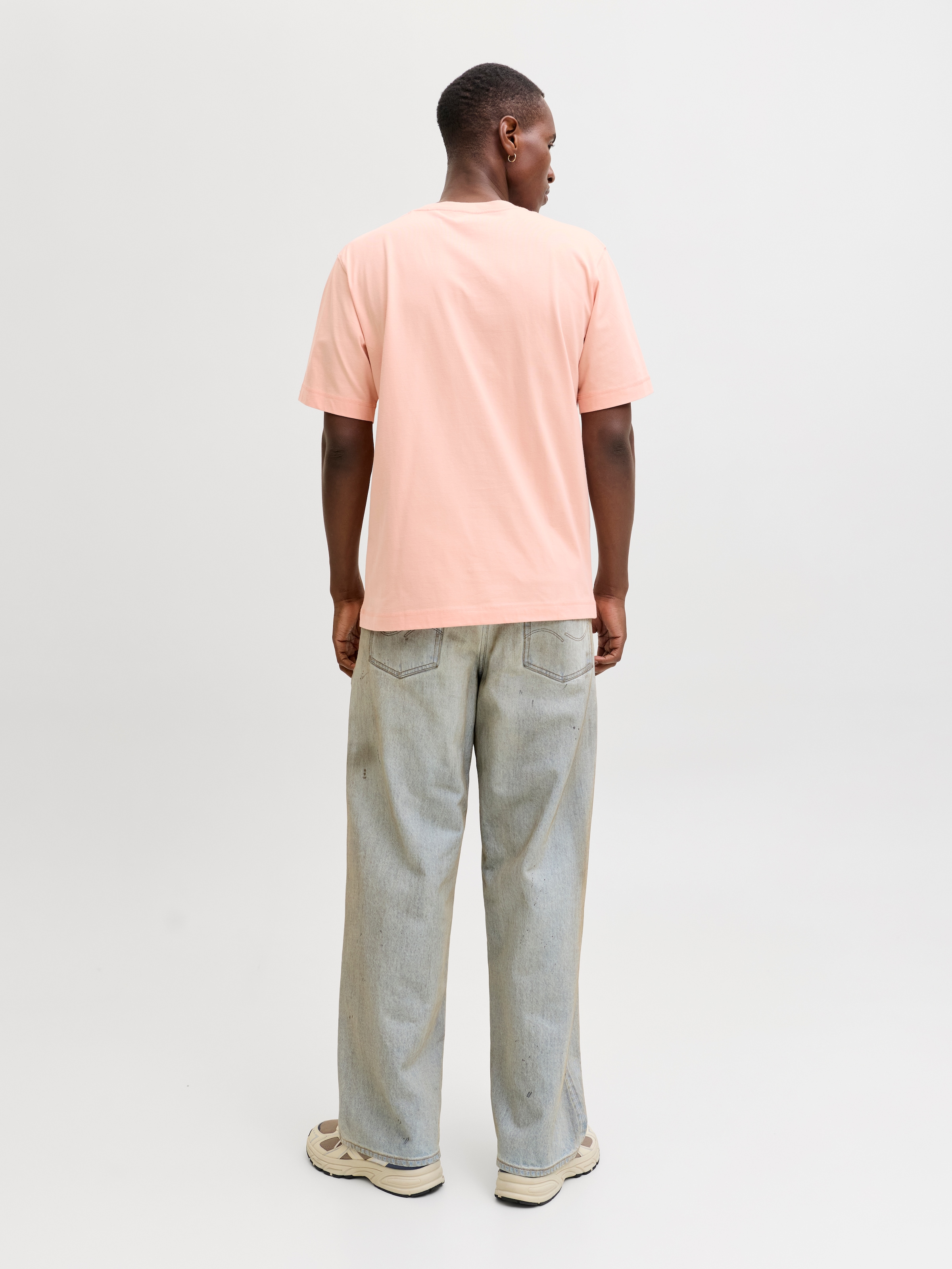 Jack & Jones Kurzarmshirt »JORNORREBRO EMB TEE SS CREW NECK NOOS« mit Logo Print