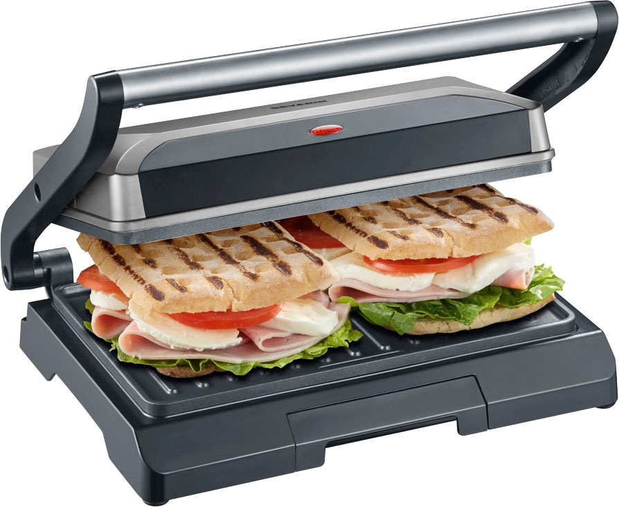 Severin Kontaktgrill »KG 2394«, 800 W, antihaftbeschichtete Grillplatten,inkl. Fettauffangschale