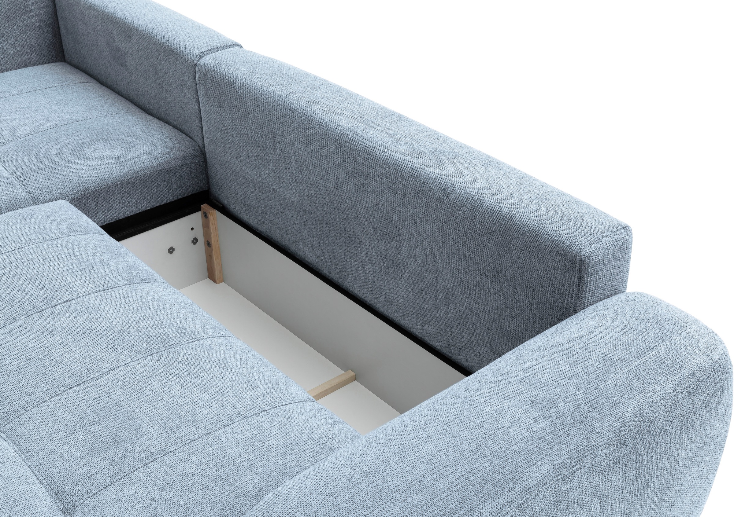 Mr. Couch Ecksofa »Mykonos, L-Form, Dauerschläfer« mit DuraSpring-Taschenfederkern bis 140 kg belastbar