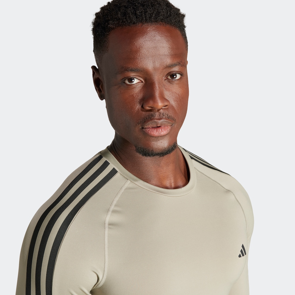 adidas Performance Funktionsshirt »TECHFIT 3STREIFEN TRAINING LONGSLEEVE«