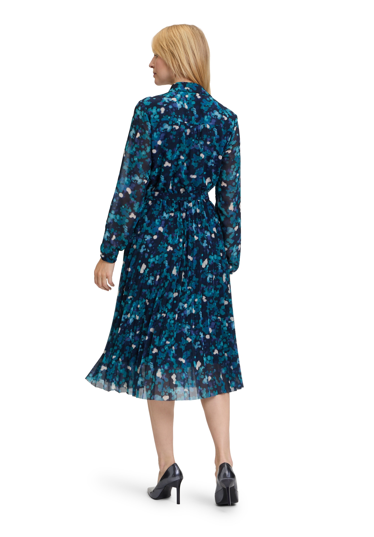 Betty&Co Midikleid »Midikleid mit Plissee«