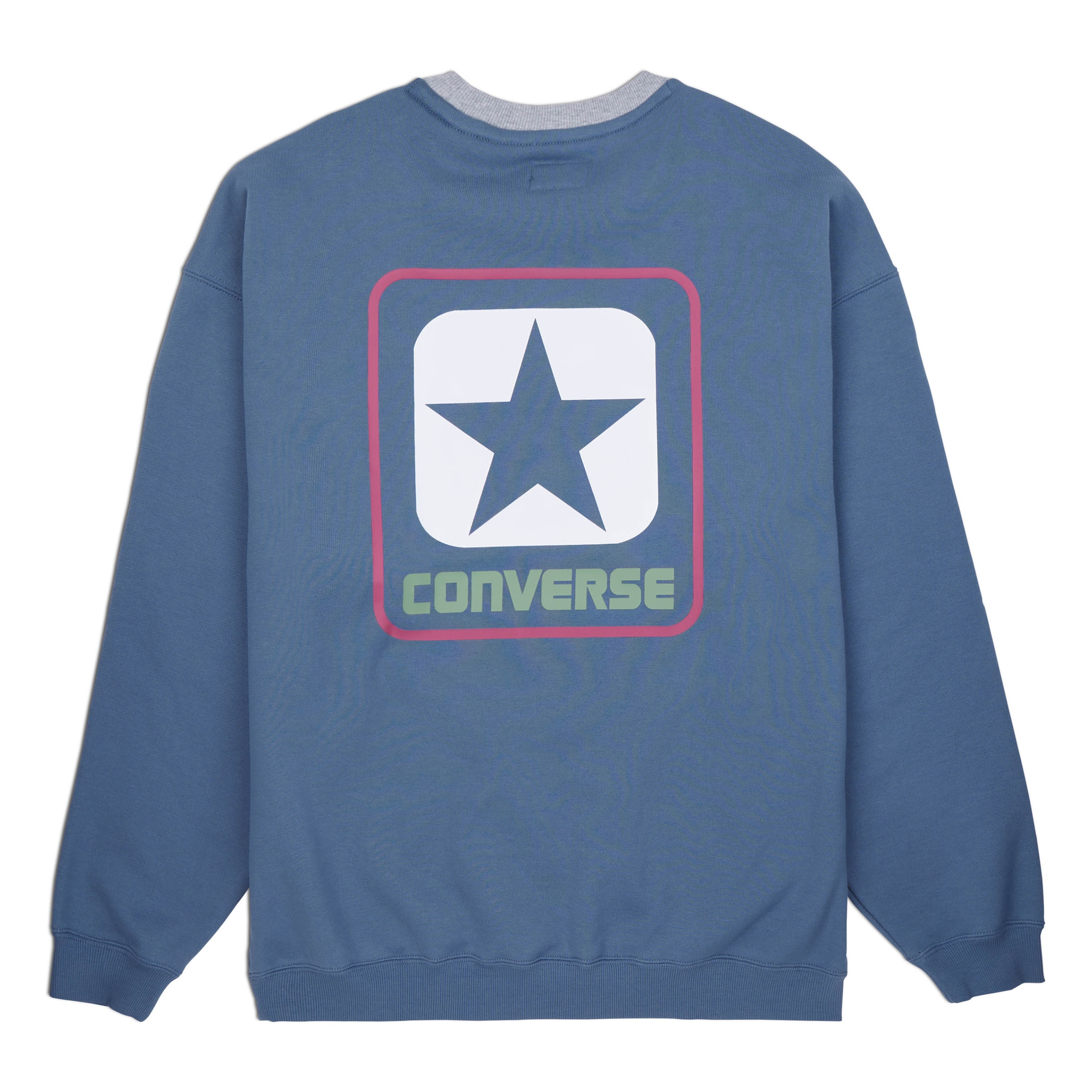 Converse Sweater »CONVERSE BOX STAR RINGER CREW - LAKESIDE BLUE«, (1 tlg.)