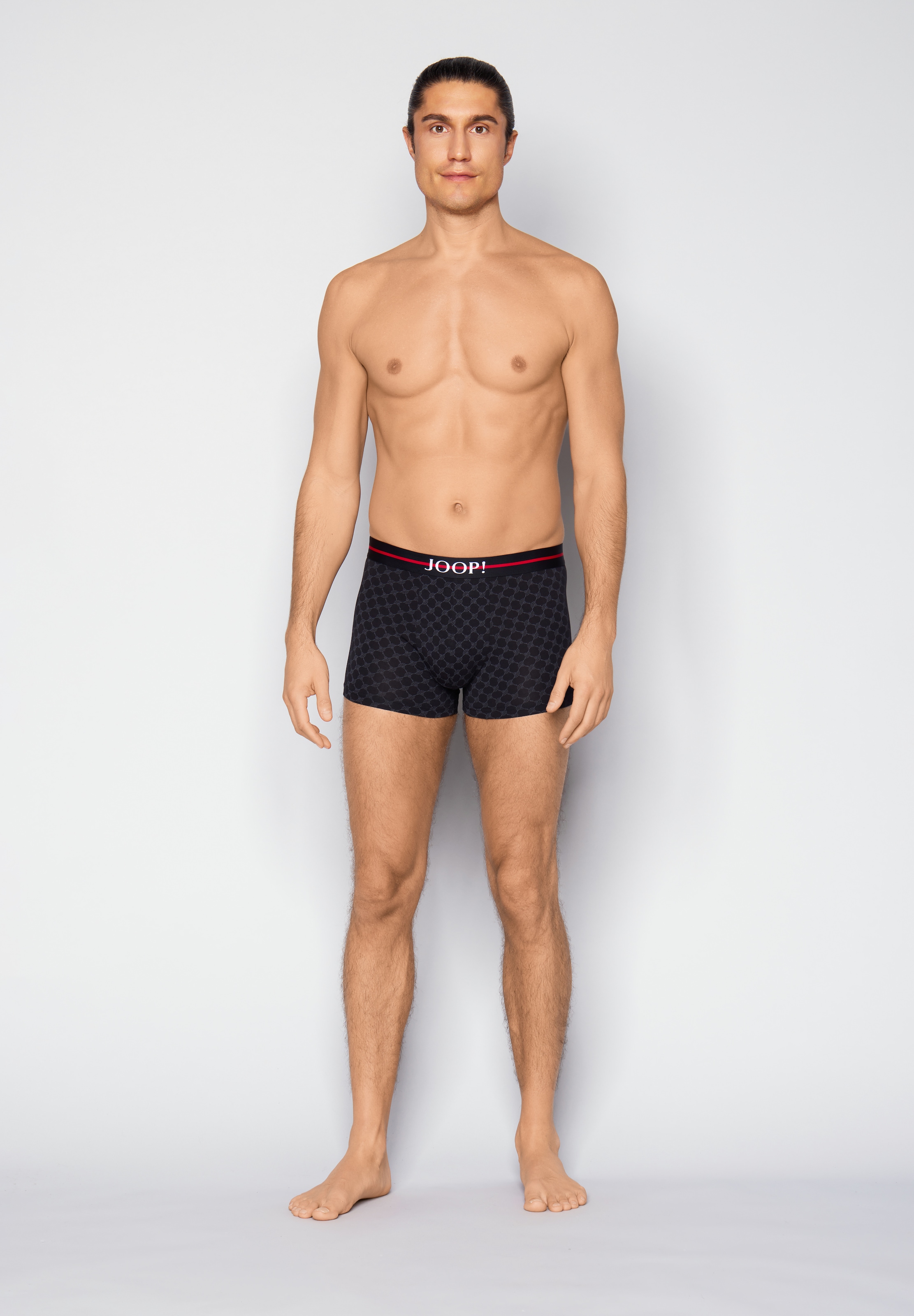 JOOP! Boxershorts »Everyday« 2er Pack,  ohne Eingriff, elastischer Logobund, Baumwollmix