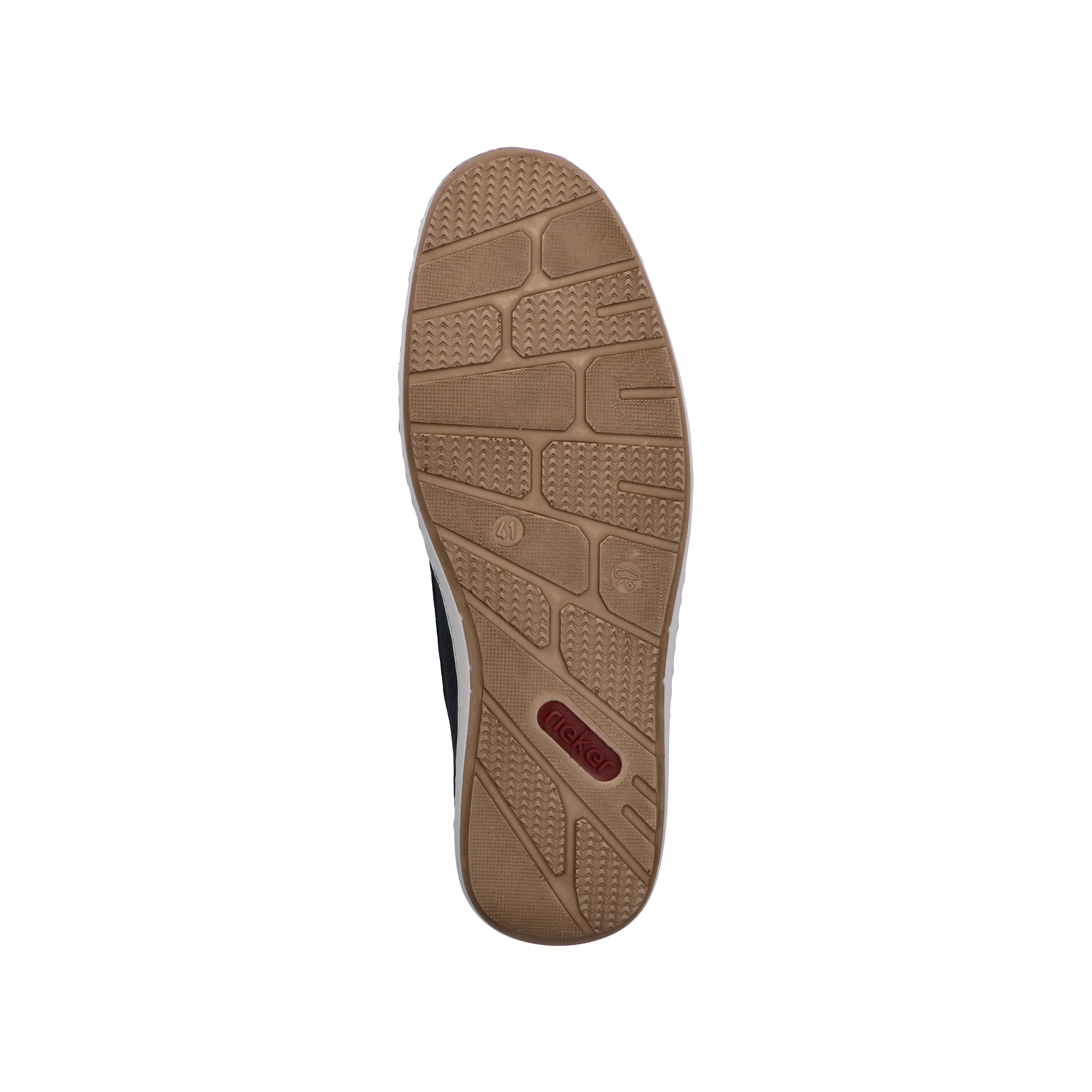 Rieker Bootsschuh  Mokassin, Halbschuh, Frühlingsschuh mit Perforation