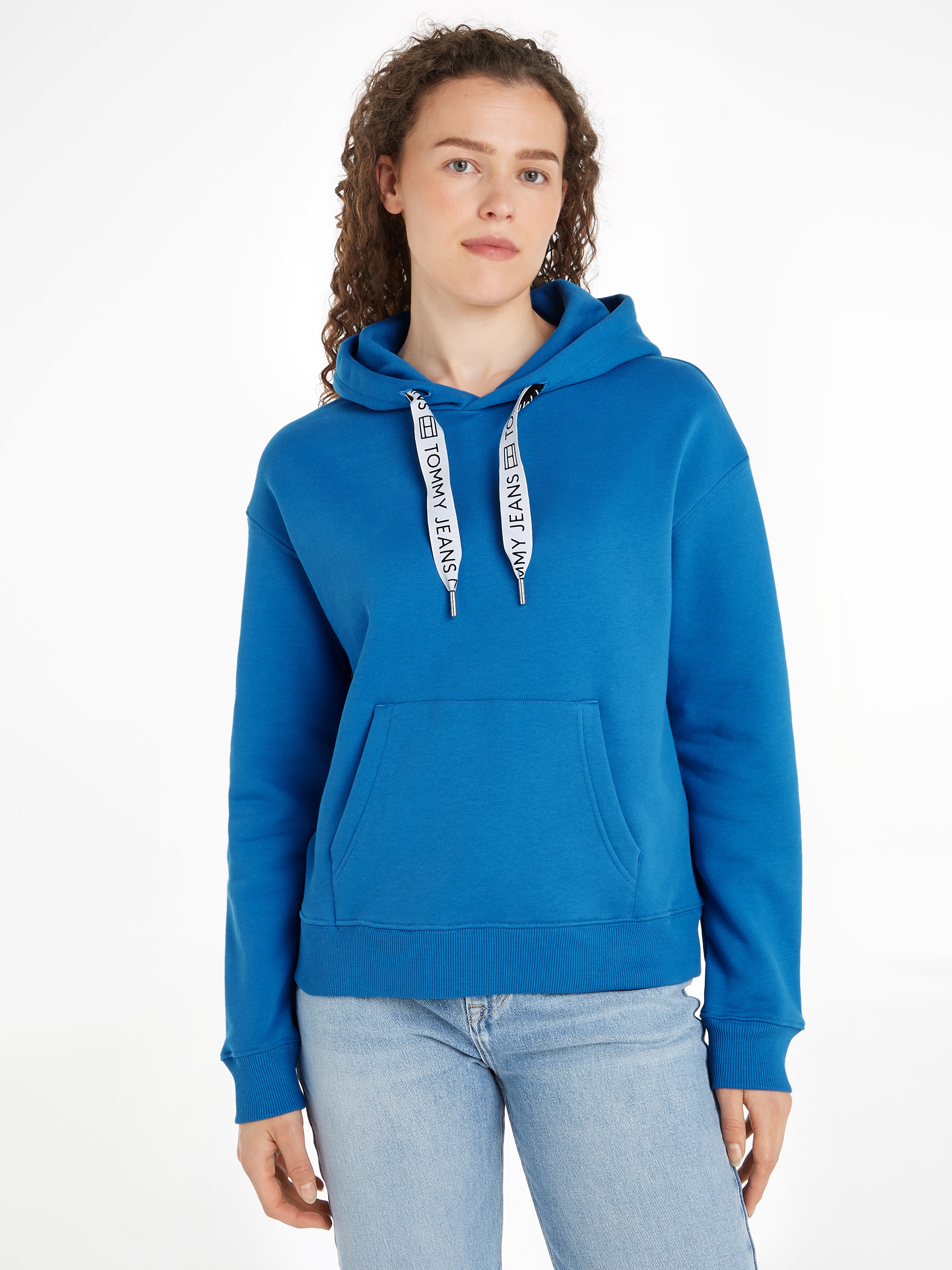 Tommy Jeans Kapuzensweatshirt »TJW BXY LOGO DRAWCORD HOODIE EXT«, mit Kängurutasche