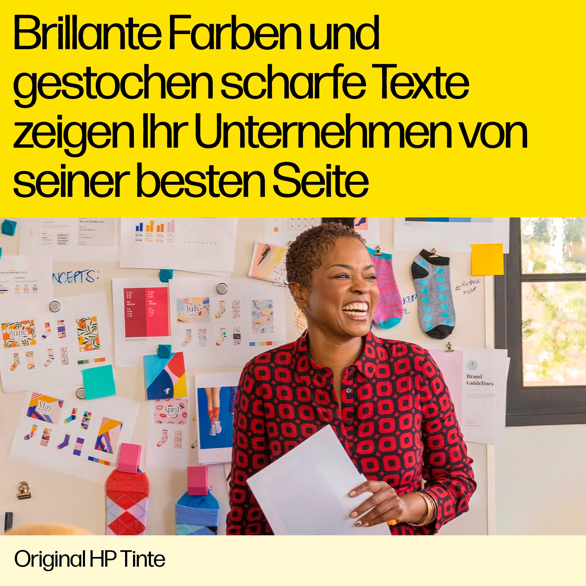 HP Tintenpatrone »937 Gelb Original Ink Cartridge« 3 Probemonate gratis* drucken