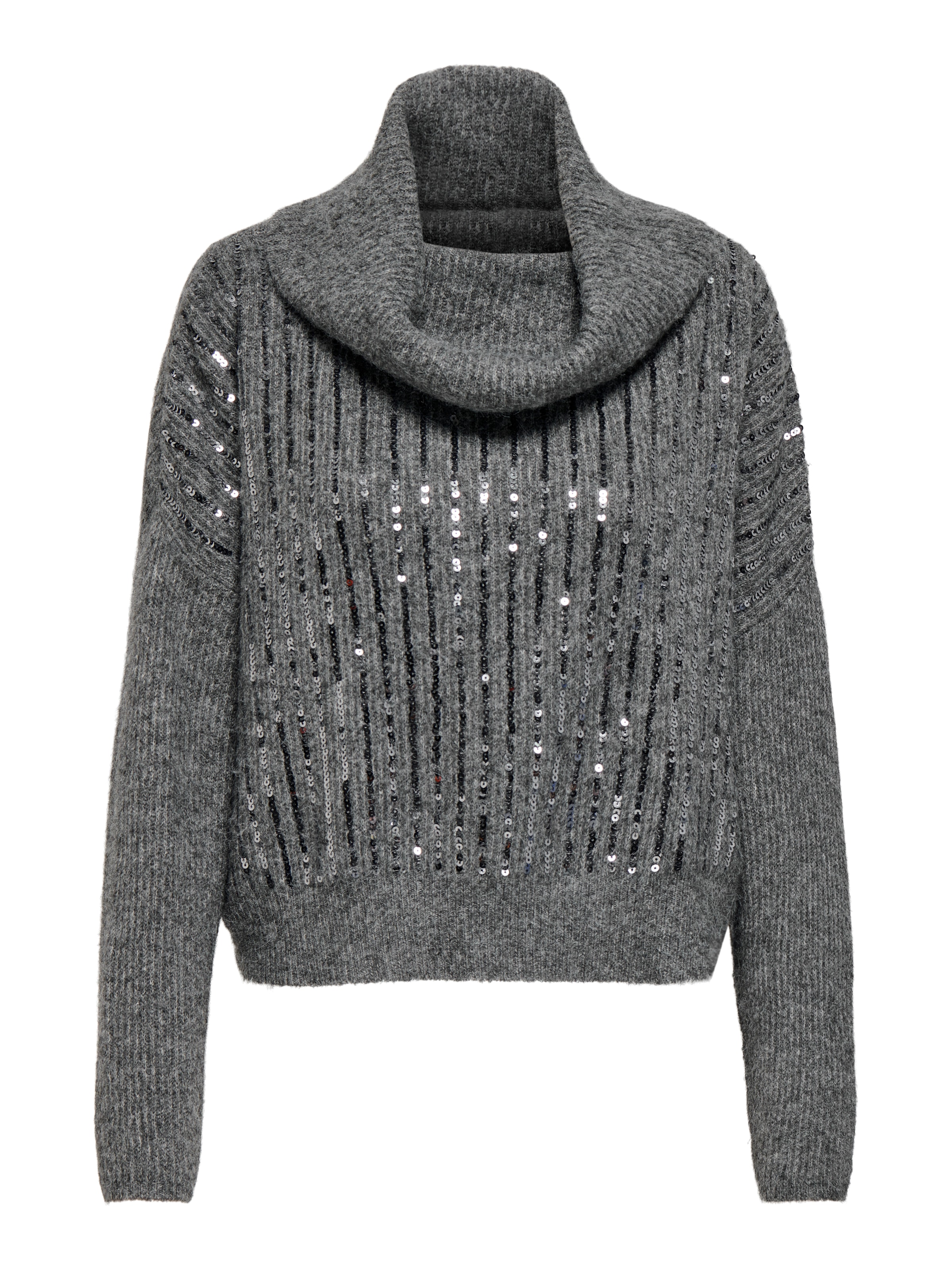 ONLY Rollkragenpullover »ONLMIU LS COWL NECK SEQUIN EX KNT« mit Pailletten-Details
