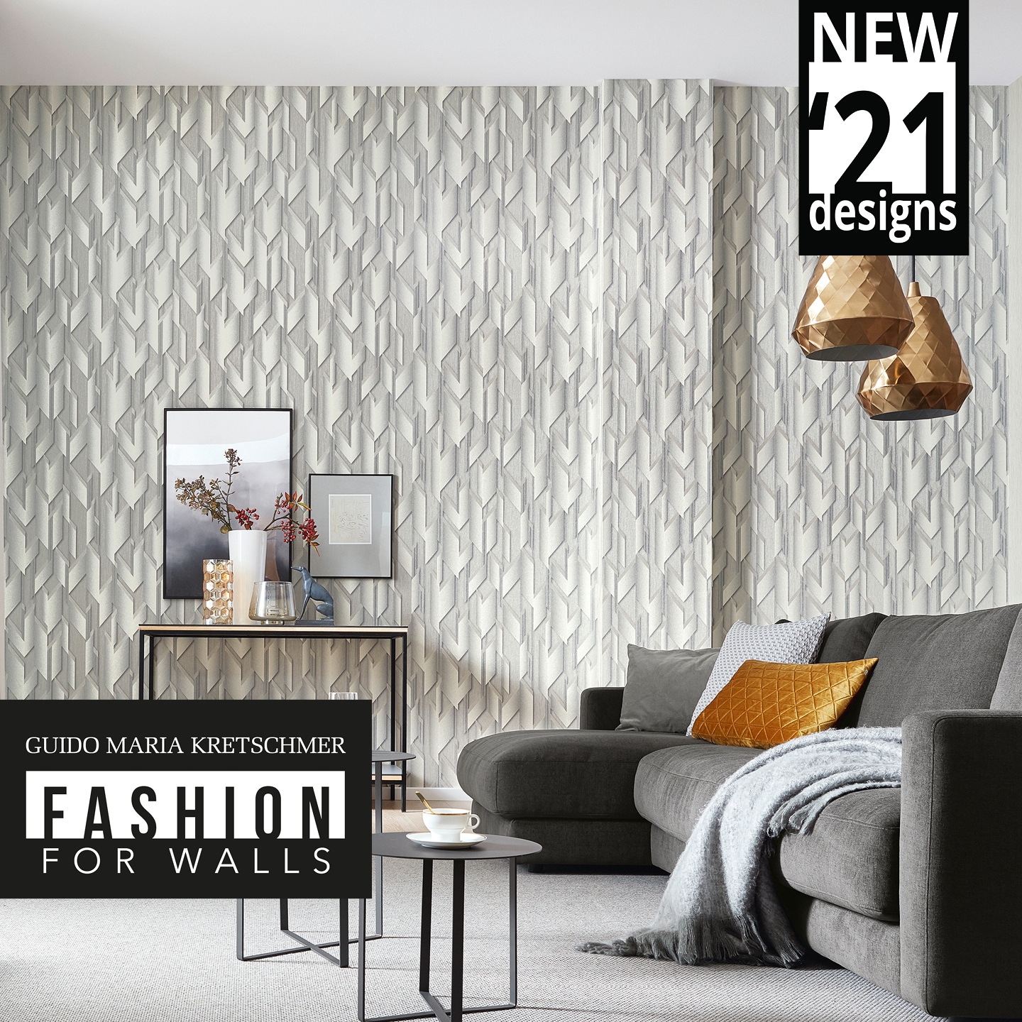 Fashion for walls Vliestapete »Guido Maria Kretschmer - Fashion for Walls«, GMK, Grafisch