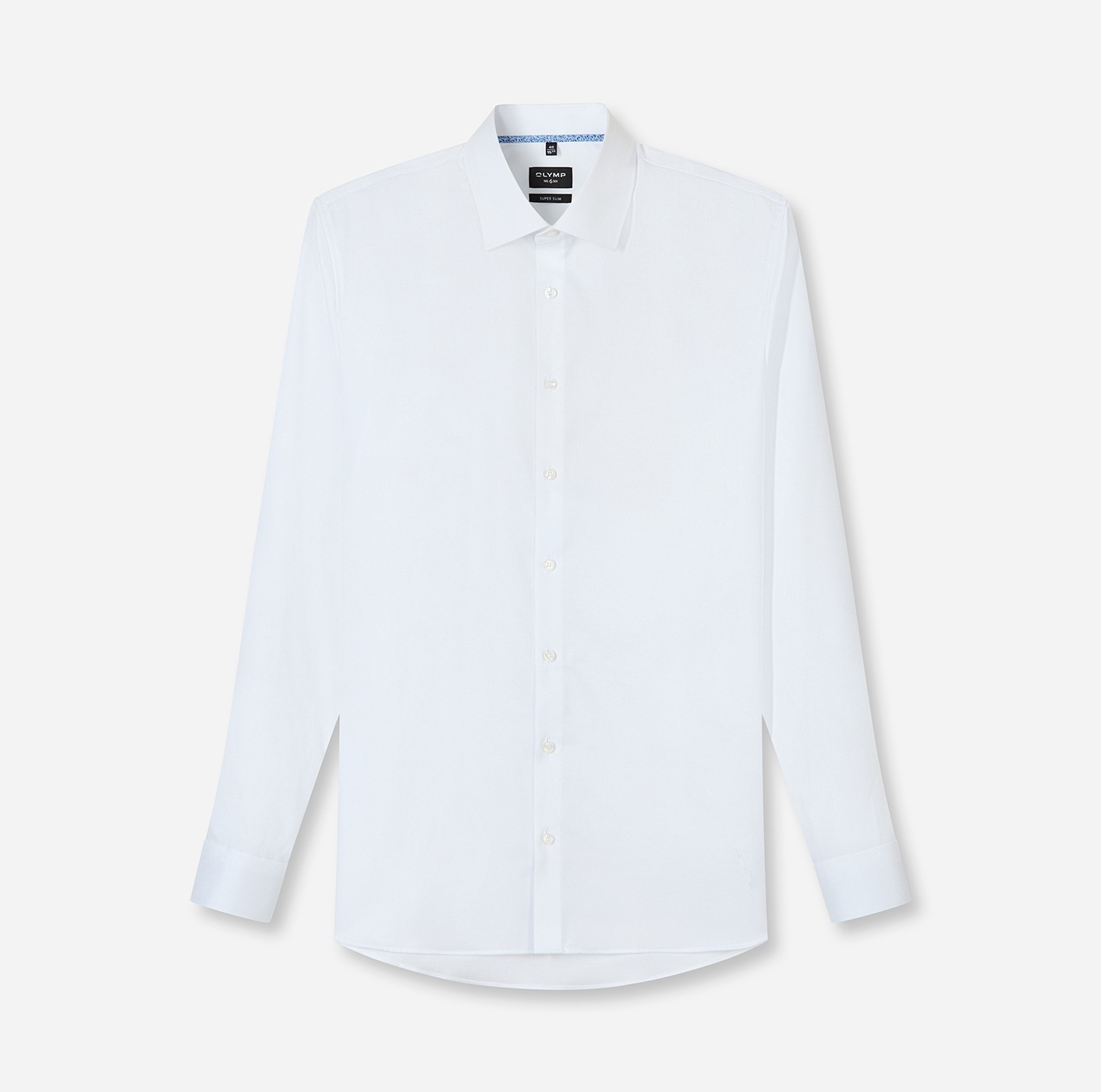 OLYMP Langarmhemd »No 6 six« super slim, Kentkragen, Businesshemd