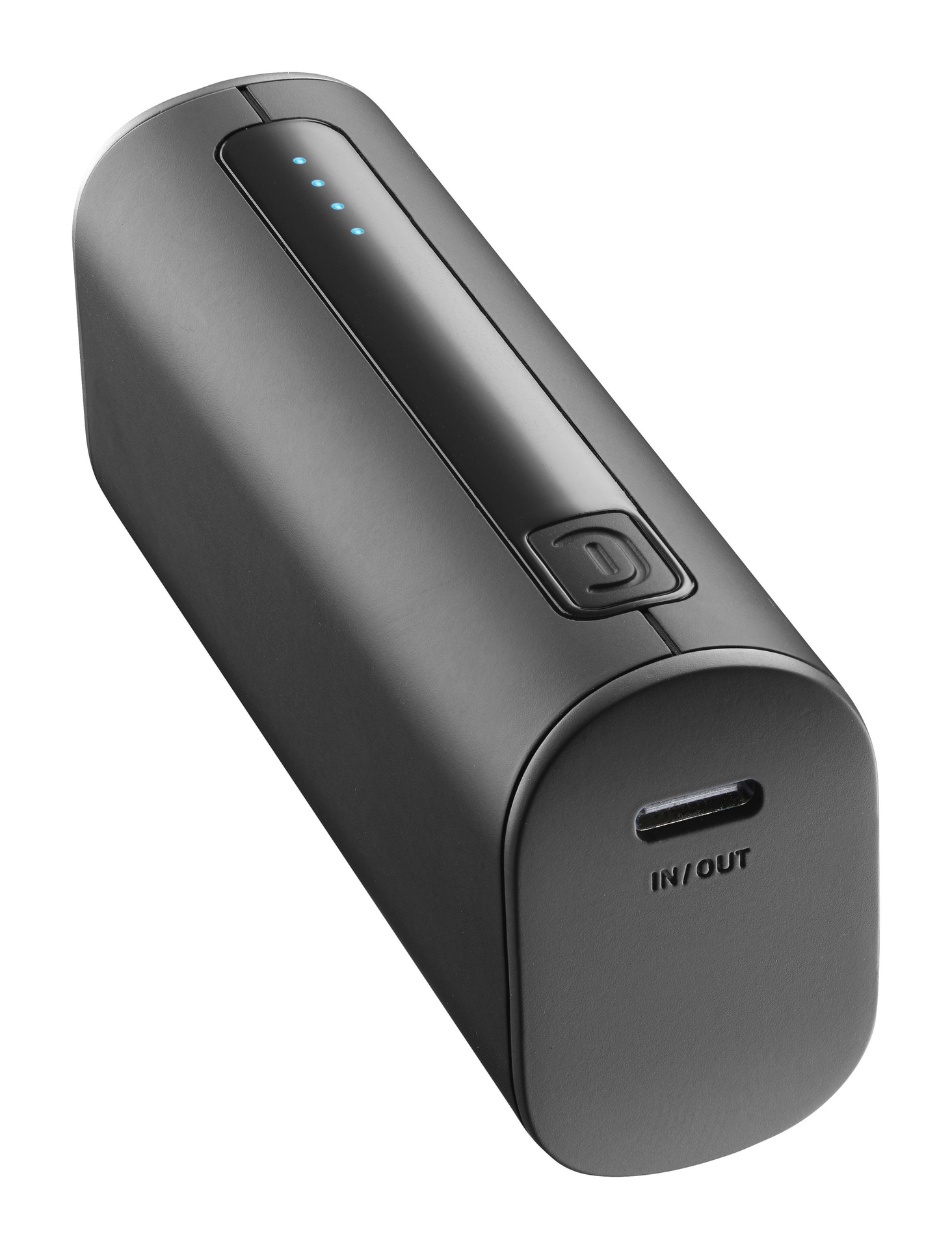 Cellularline Powerbank »Power Bank THUNDER 5000«, Cellularline Power Bank THUNDER 5000 BLACK, 12 W Ladeleistung
