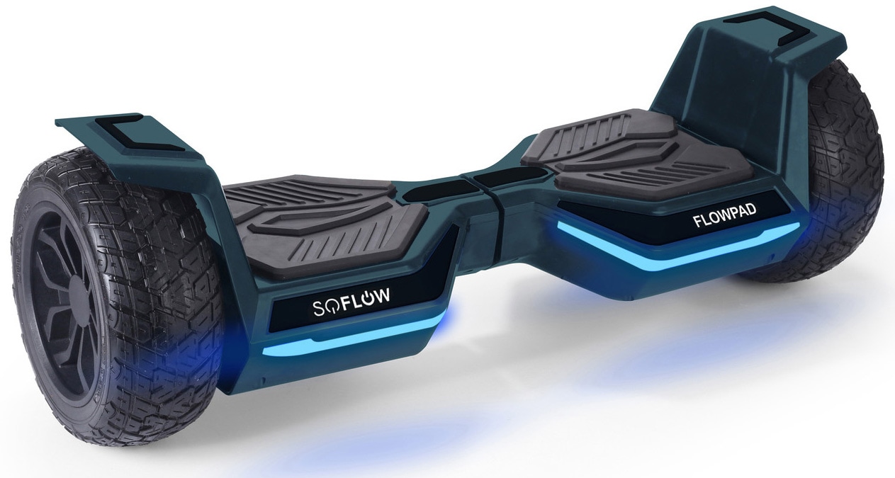 Soflow Balance Scooter »Flow Pad X« 11 km/h 12 km ohne Straßenzulassung, bis zu 12 km Reichweite in schwarz