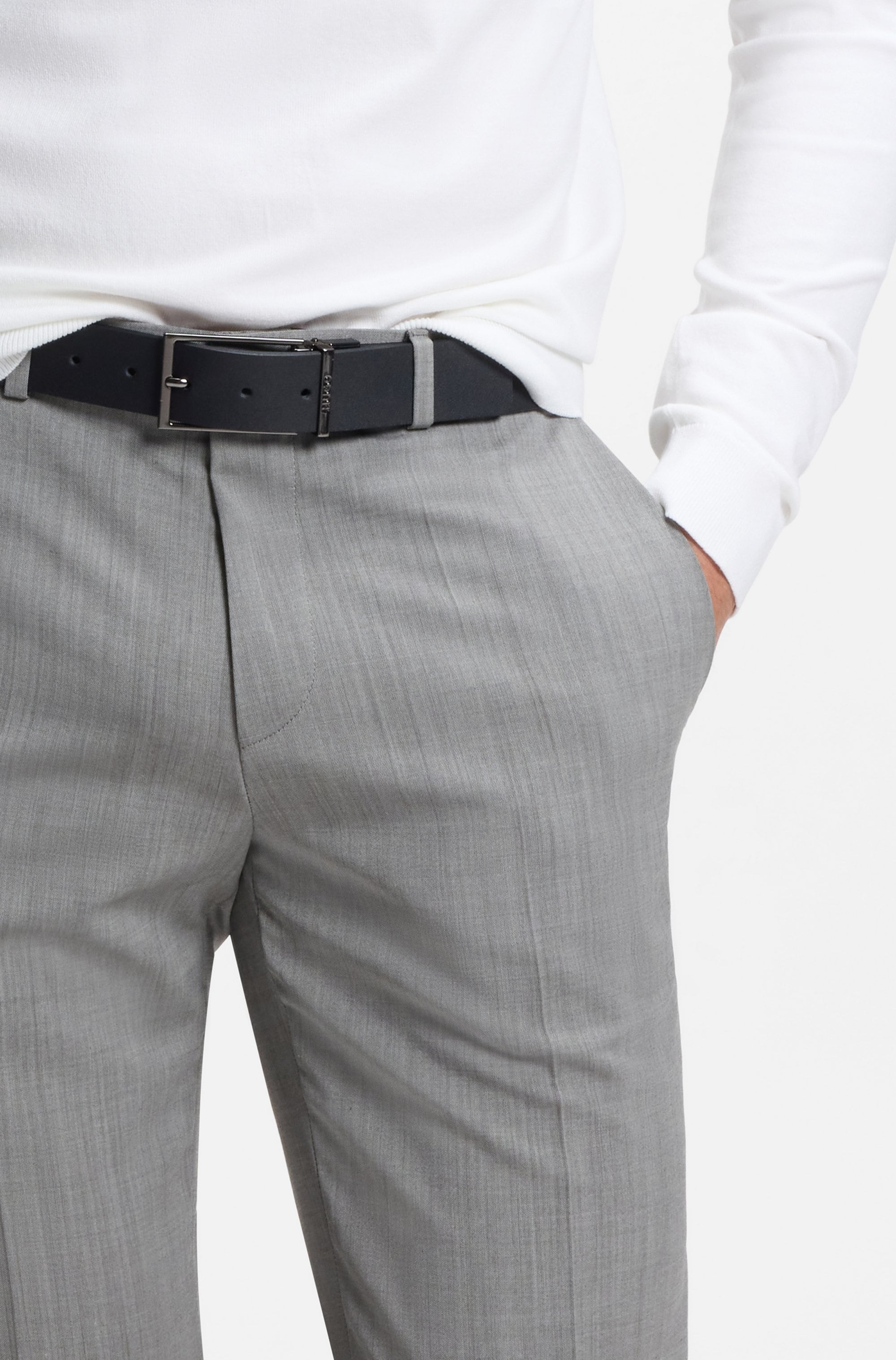 HUGO Wendegürtel »Gruffy Or35« aus Glattleder