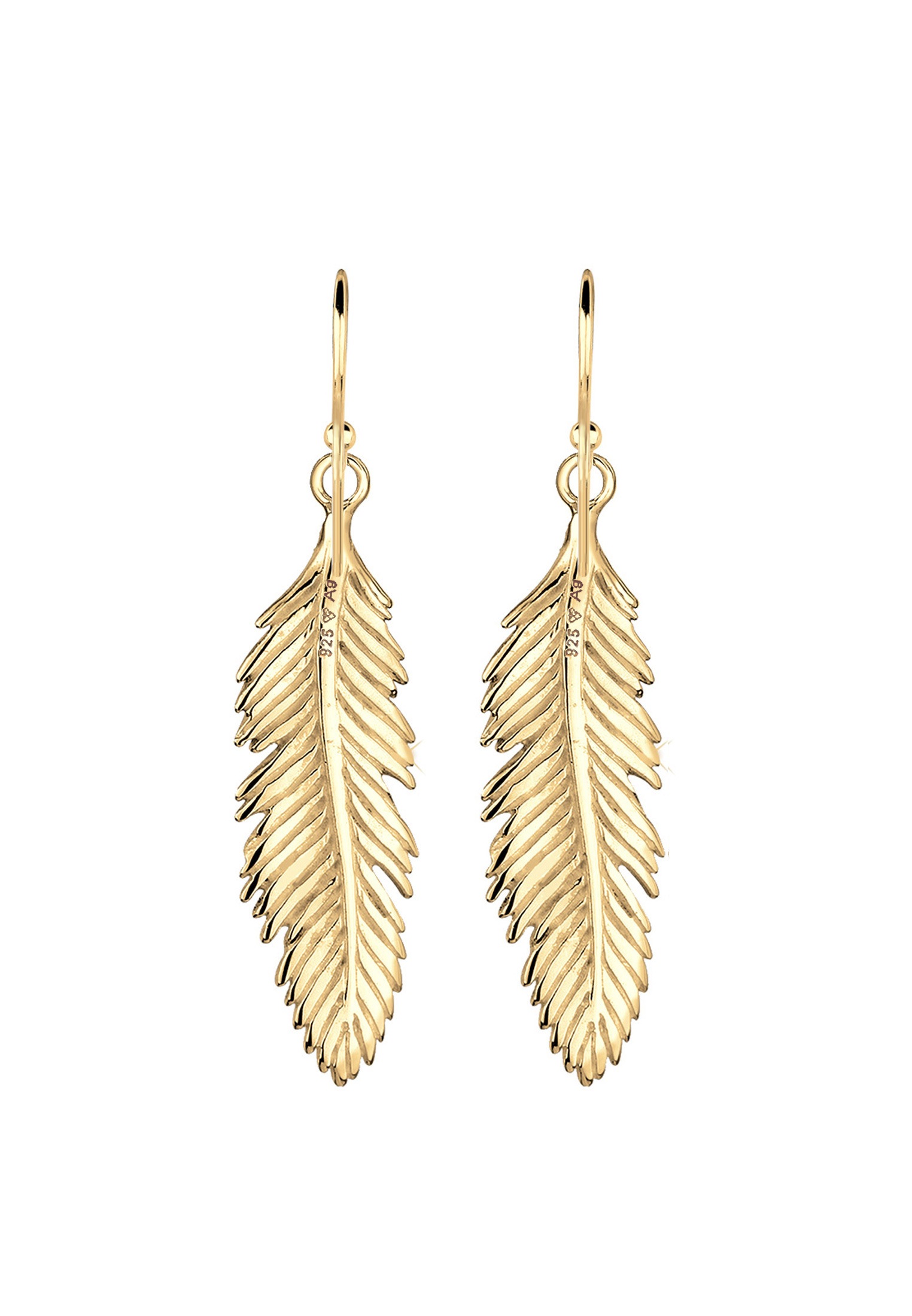 Elli Paar Ohrhänger »Ohrringe Ohrhänger Feder 925 Sterling Silber«