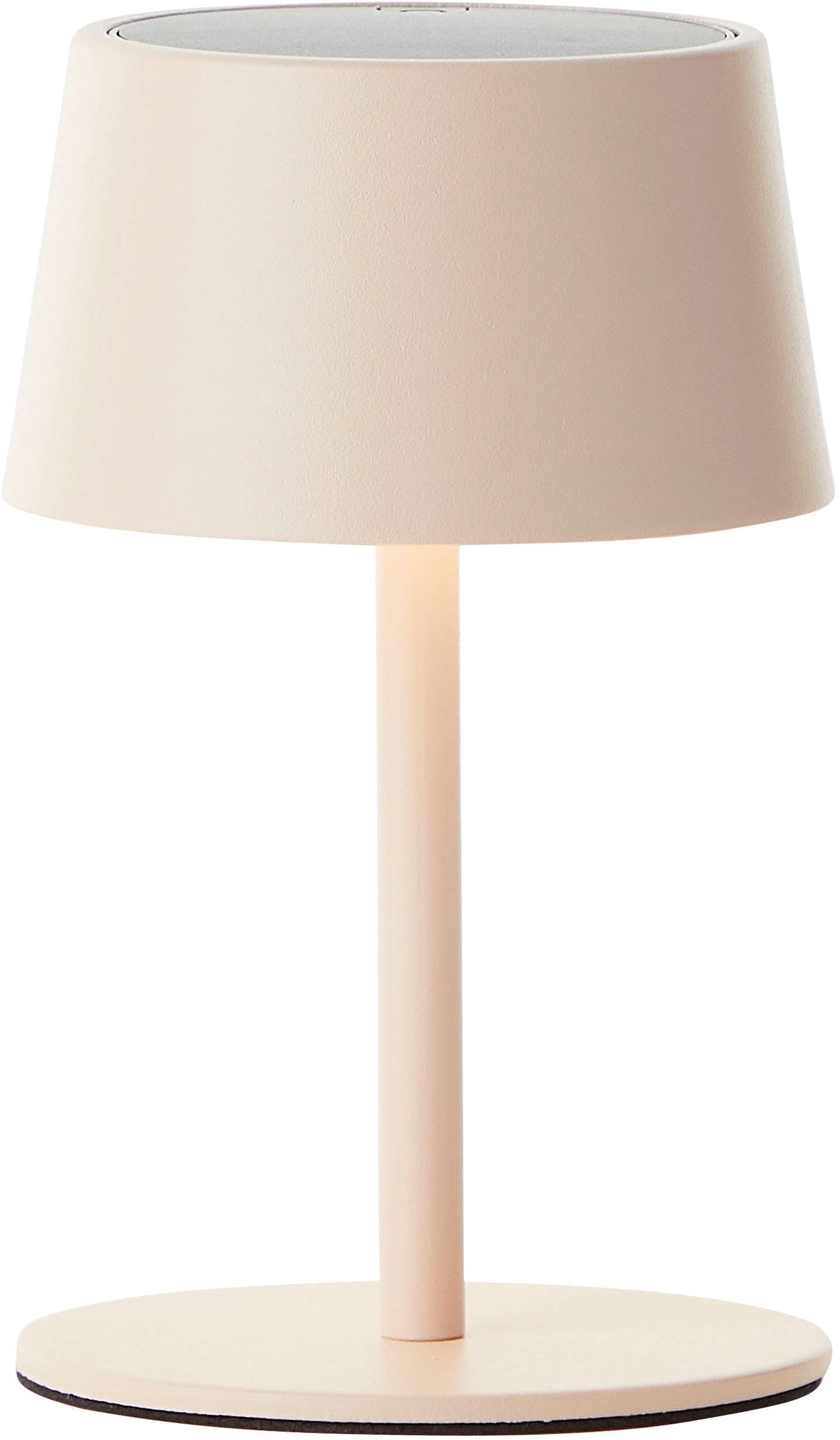 Brilliant LED Außen-Tischleuchte »Viani« LED-Modul 1 Stk. Warmweiß Kabellos, Solar & USB, H 25 cm, 170 lm, höhenverstellbar, 3000 K