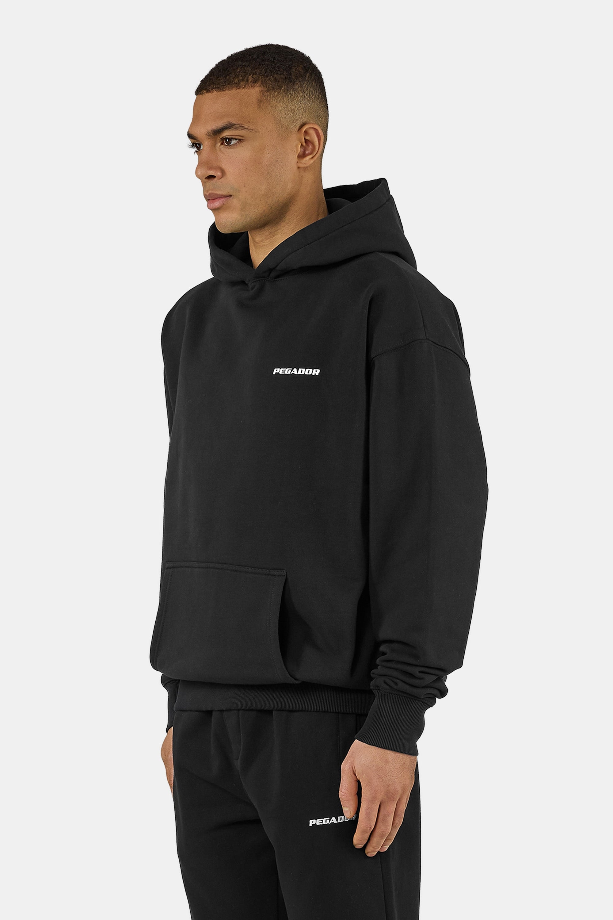 PEGADOR Kapuzensweatshirt »Logo Oversized Hoodie«, Baumwollmischung, oversize
