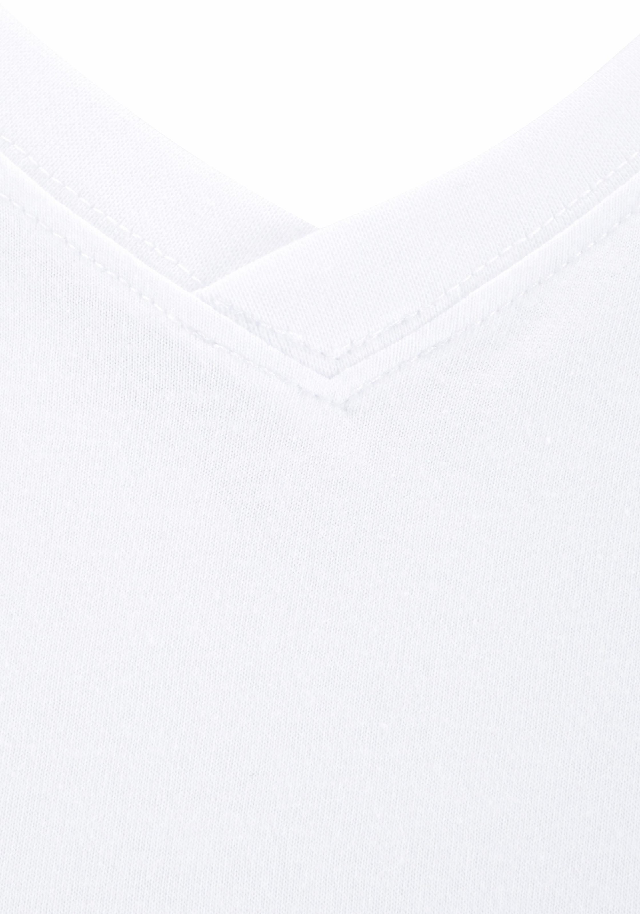 H.I.S T-Shirt, (Packung, 3 tlg.), mit V-Ausschnitt aus Baumwolle, Unterhemd, T-Shirt