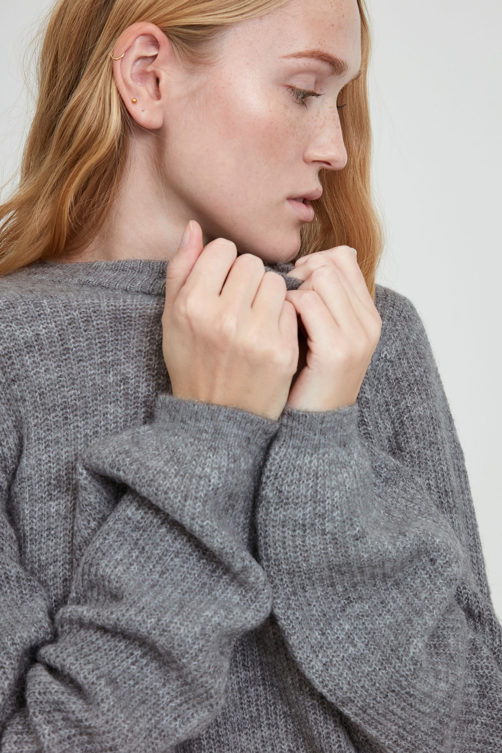 b.young Strickfleece-Pullover »Strickpullover BYMonalise«