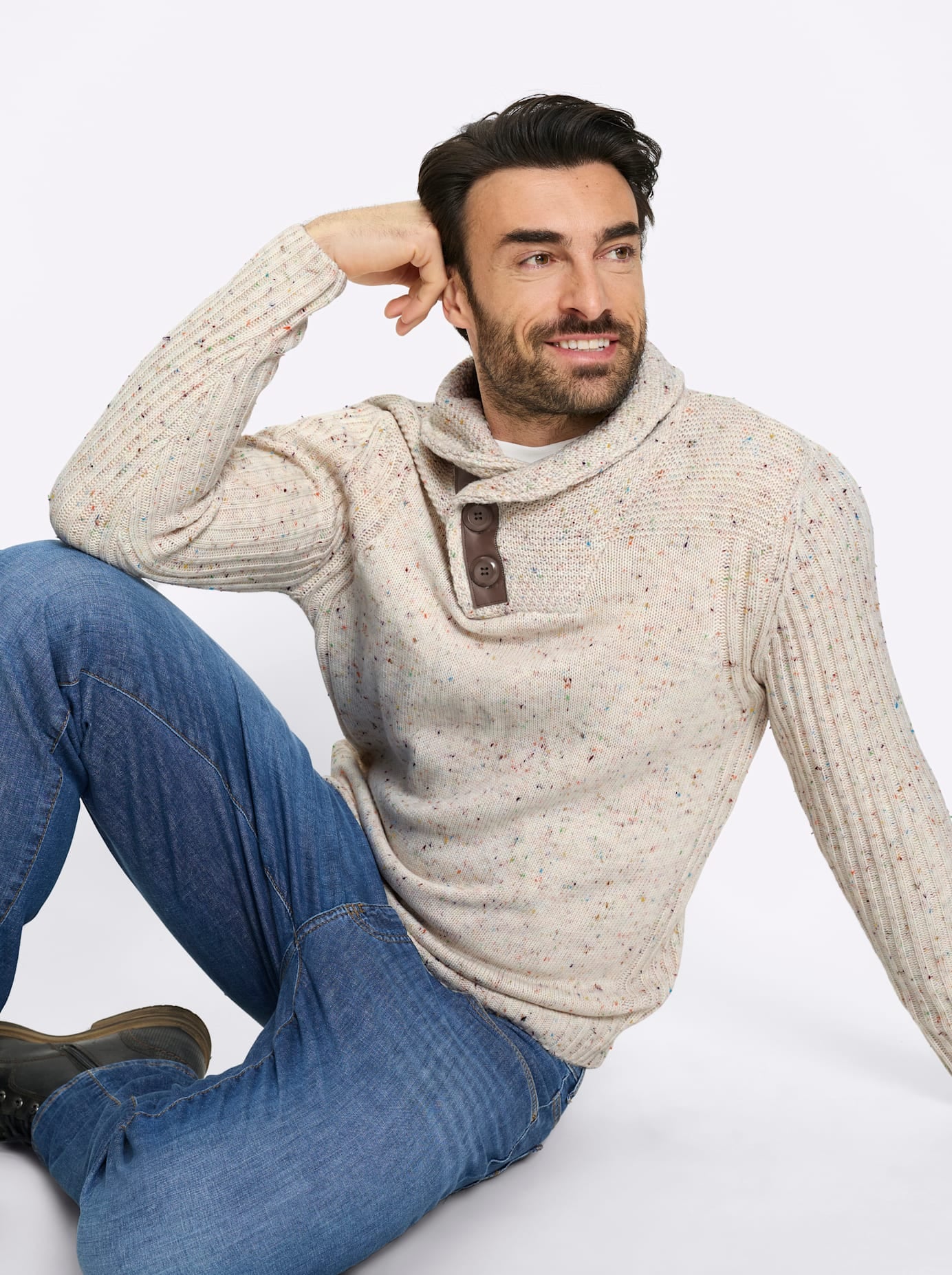 Marco Donati Schalkragenpullover »Pullover«