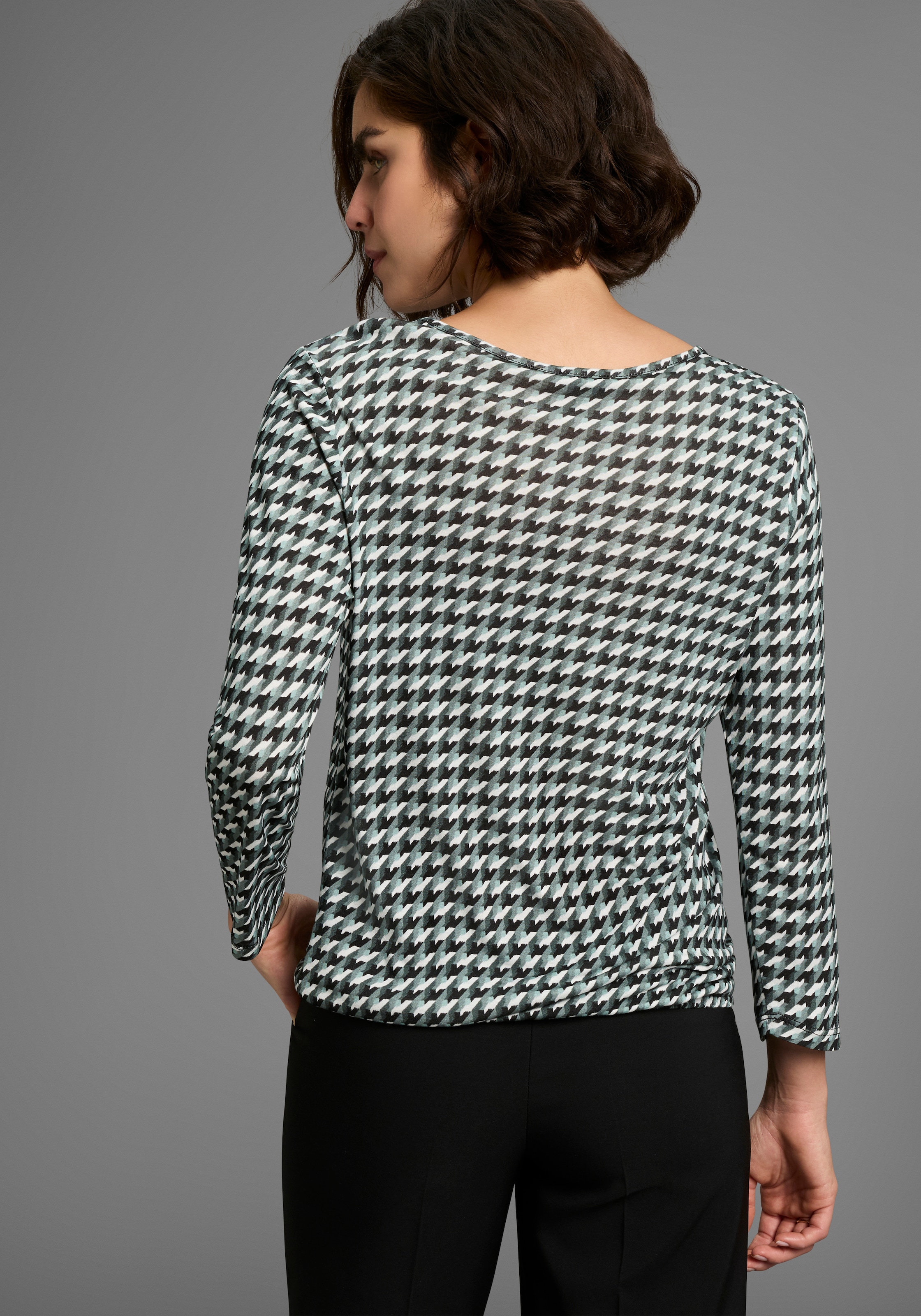Laura Scott 3/4-Arm-Shirt, mit grafischem Allover-Print - NEUE KOLLEKTION