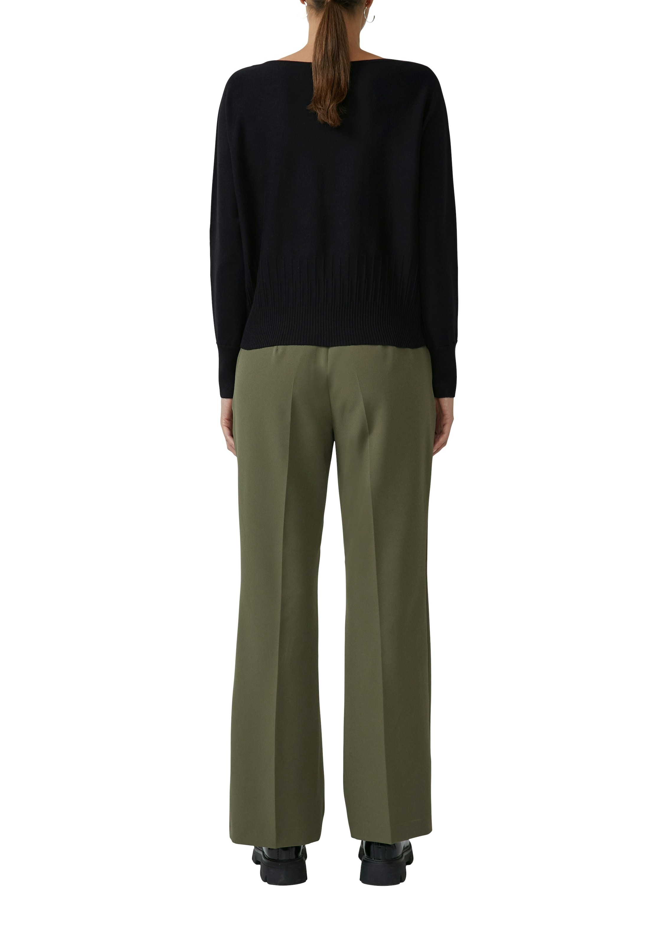 s.Oliver BLACK LABEL Strickpullover mit Fledermausärmeln