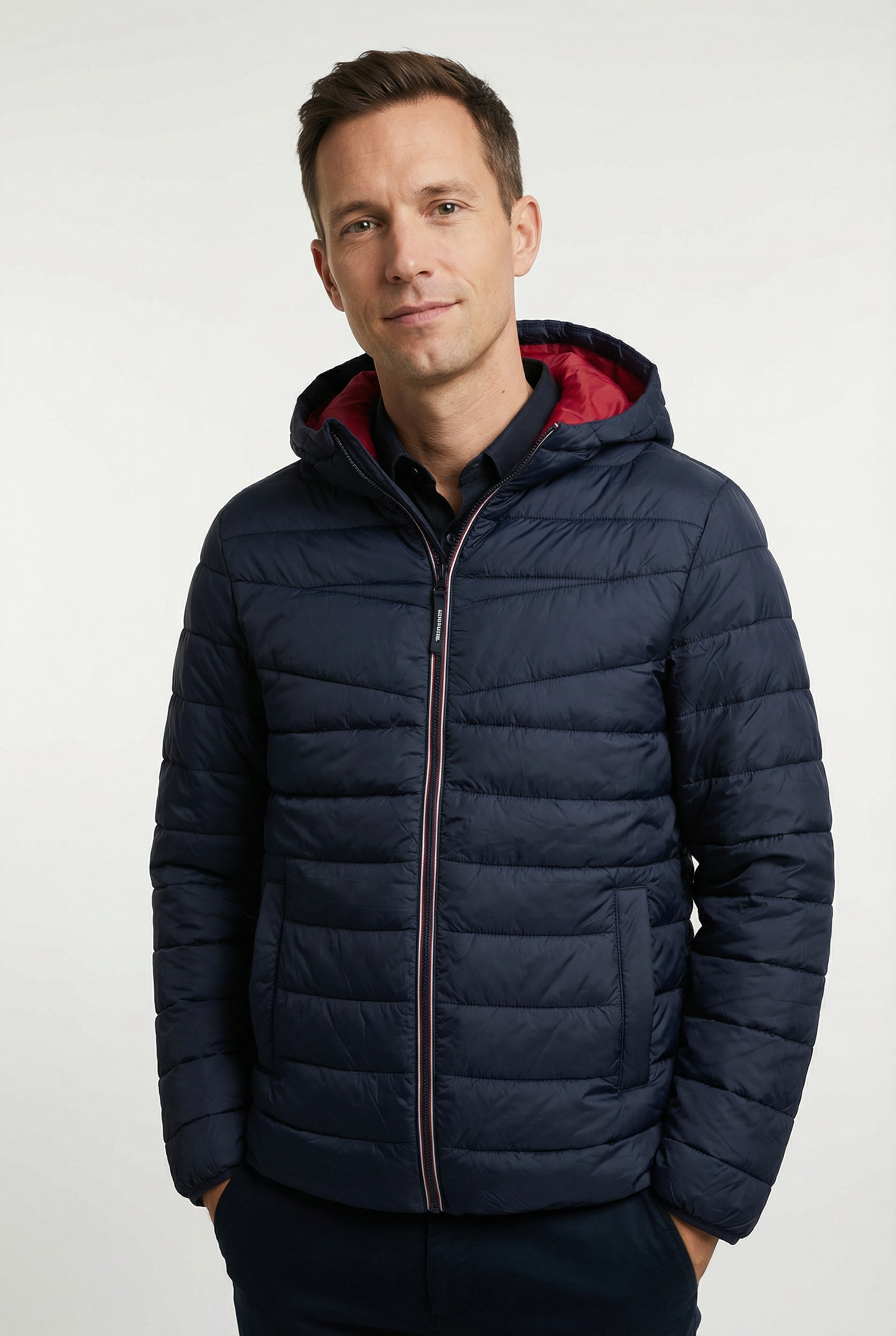 Jack & Jones Steppjacke »JJWEST LIGHT PUFFER HOOD« mit Kapuze