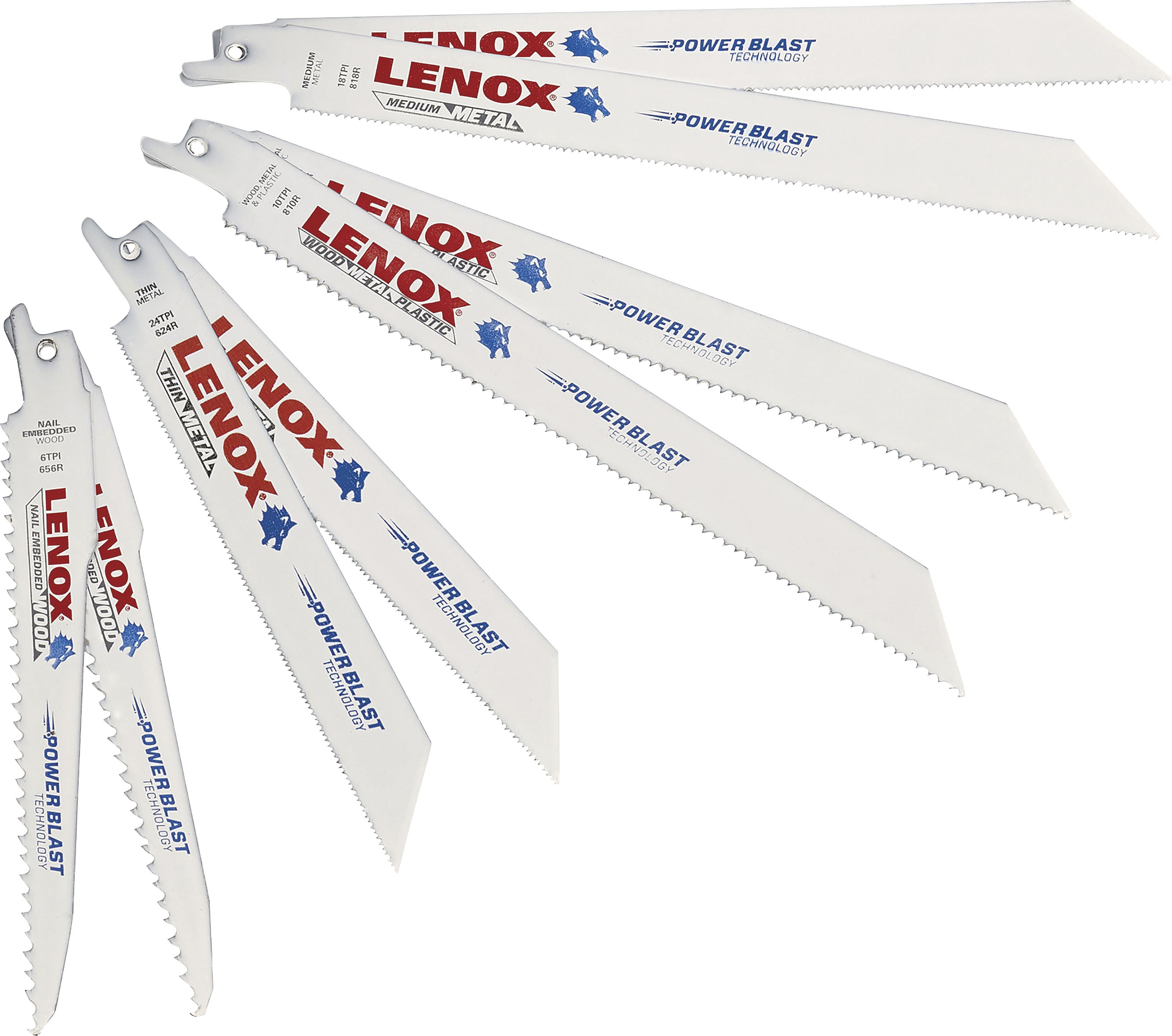 Lenox Säbelsägeblatt »121439KPE Set 9-tlg. für Holz und Metall«, 2x 656R,  2x 624R, 2x 810R, 2x 818R, 1x 960R kaufen bei OTTO