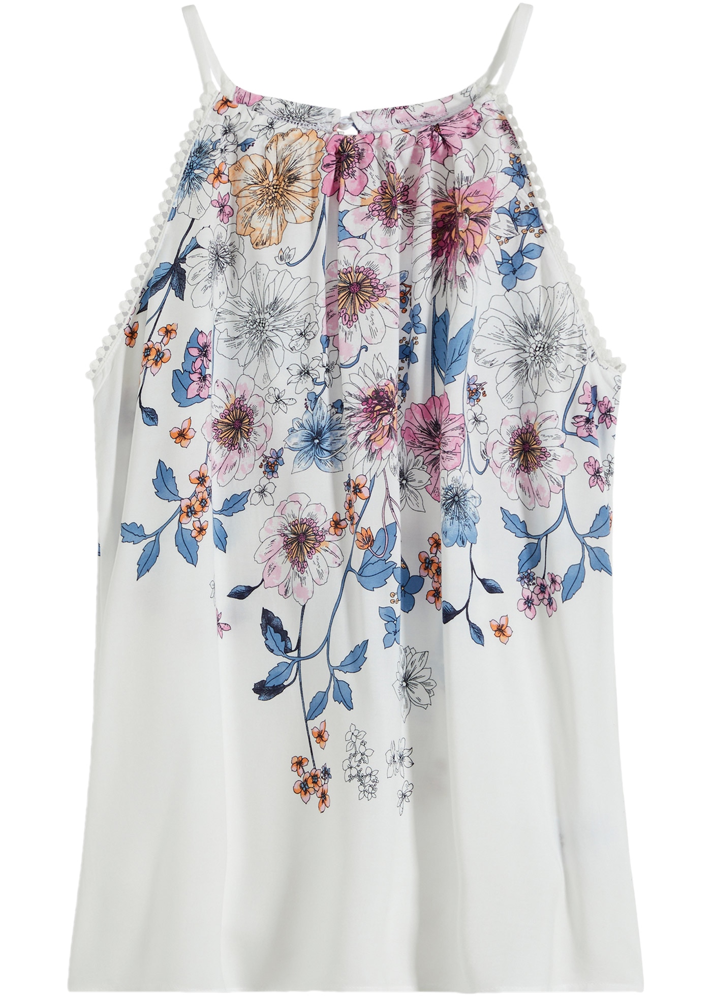 bonprix Blusentop 1 A-Linien-Passform, aus Viskose, ärmellos