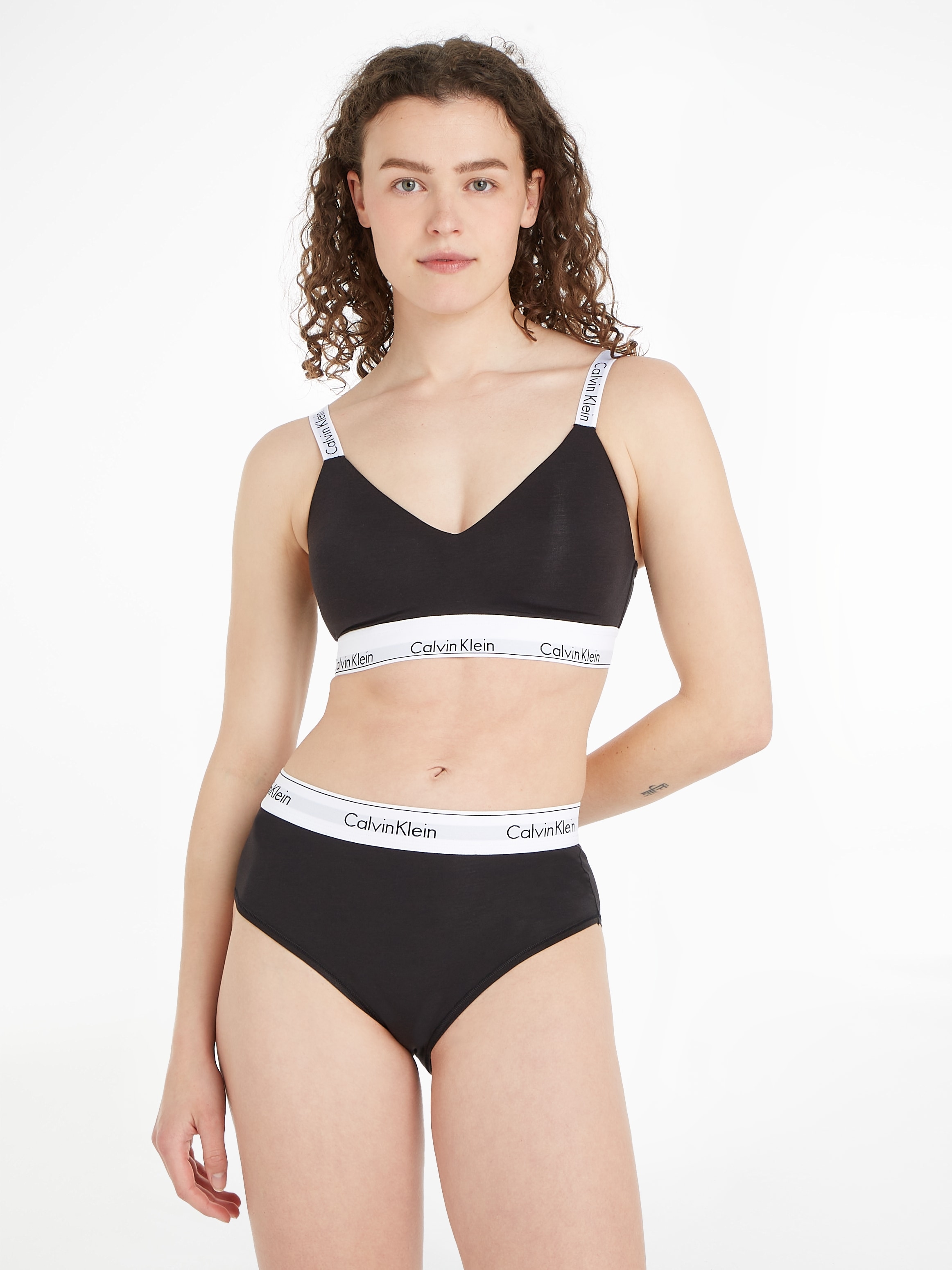 Bralette, mit CK Logo am Bund sowie Trägern