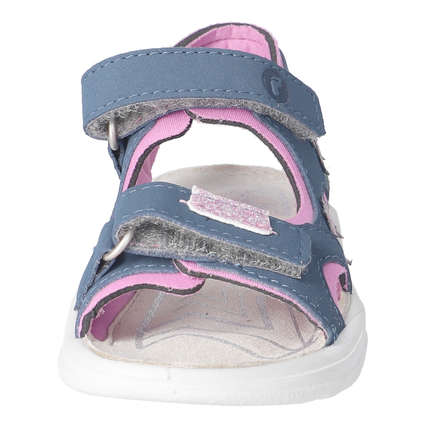 Ricosta Sandale »Carmi«  Klettschuh mit Glitzer, mit WMS, Größenschablone zum Download