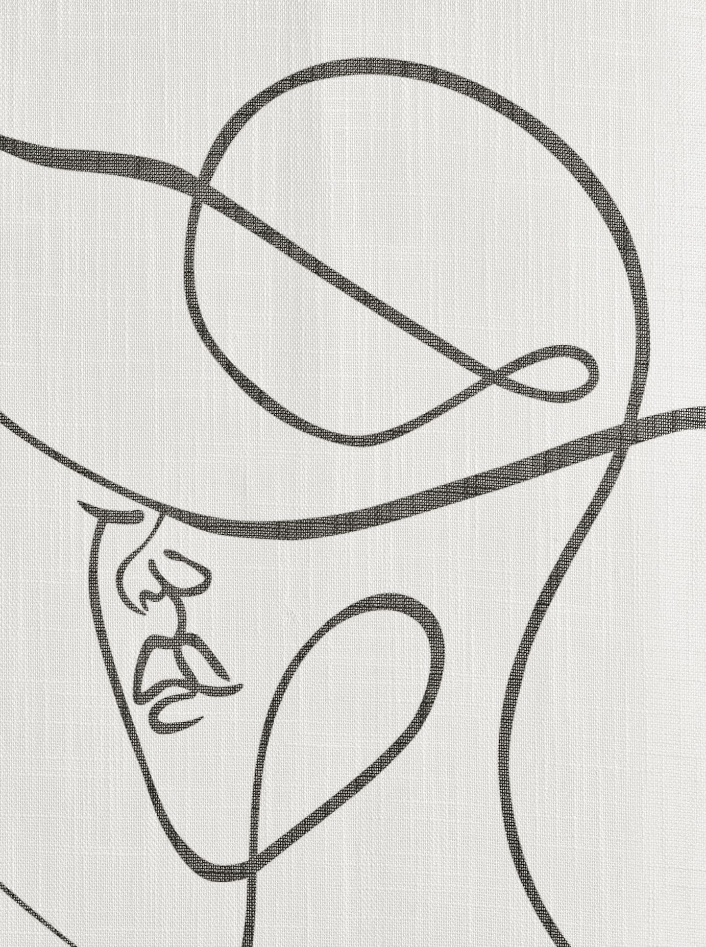 heine home Schiebegardine Klettband 1 Stk. tlg.