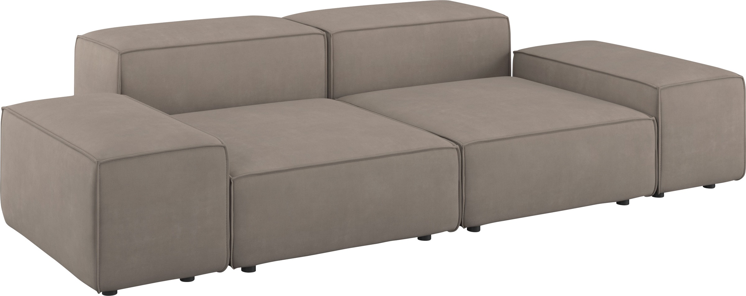 designwerk Big-Sofa »Puzzle, Designsofa für Indoor und Outdoor, bequem, modular«, wasserabweisend & strapazierfähig