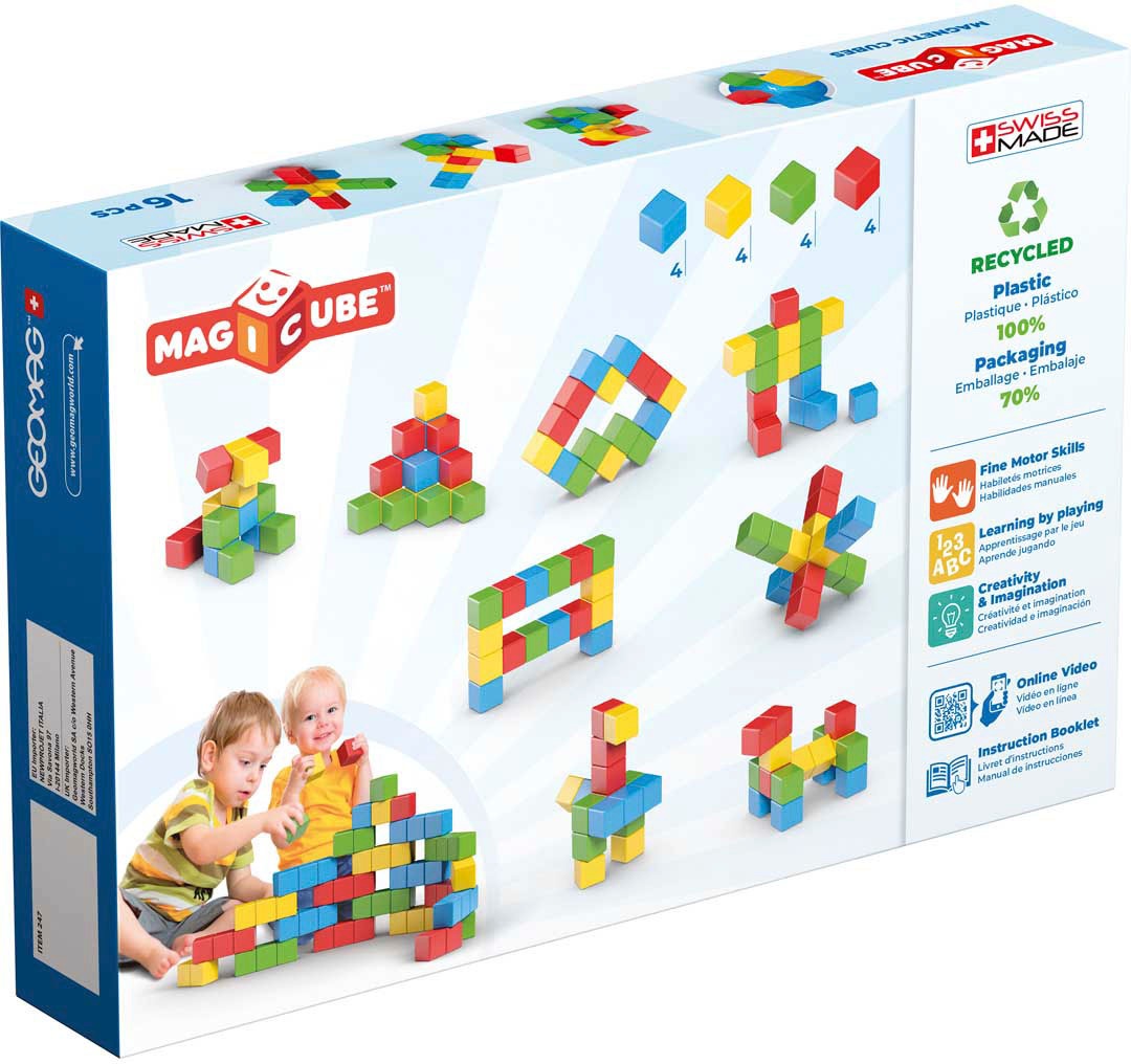 Geomag™ Magnetspielbausteine »GEOMAG™ Magicube Creative Set«, (16 St.), Made in Europe