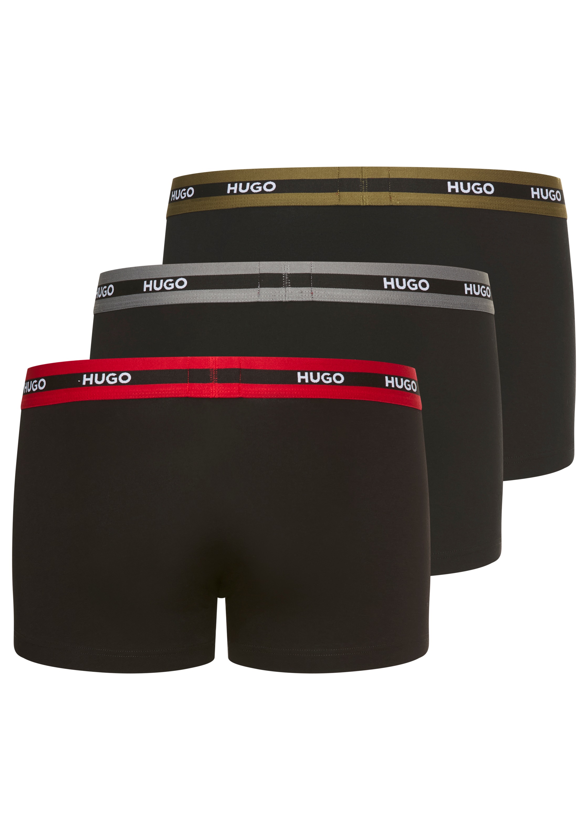 HUGO Underwear Trunk »TRIPLET«, (Packung, 3 St., Im Dreierpack), mit Logoschriftzug