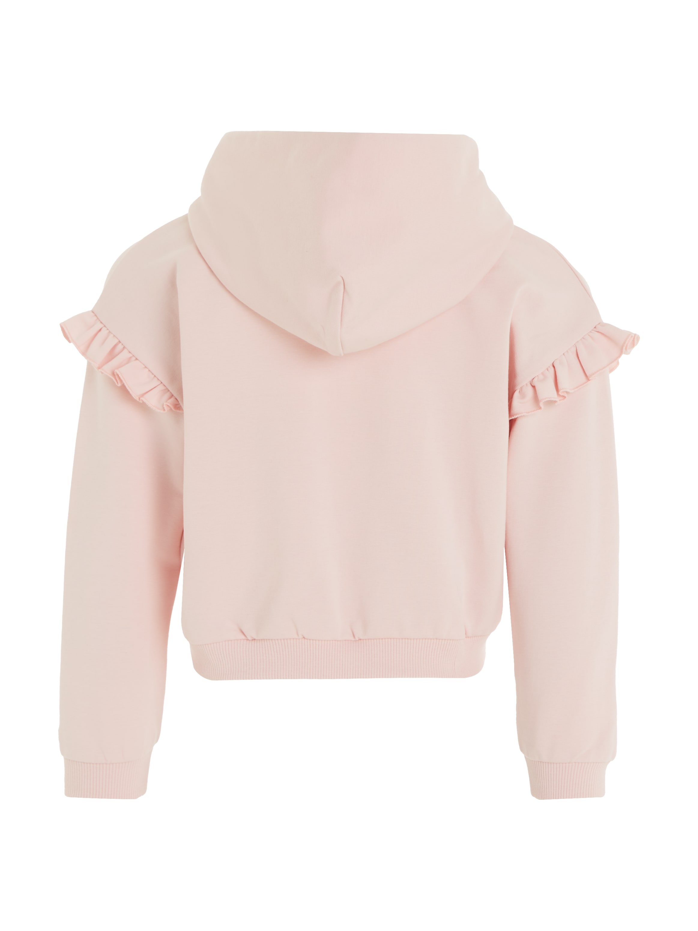 Tommy Hilfiger Hoodie »HILFIGER SCRIPT RUFFLE HOODIE«, mit Rüschen an den Ärmeln