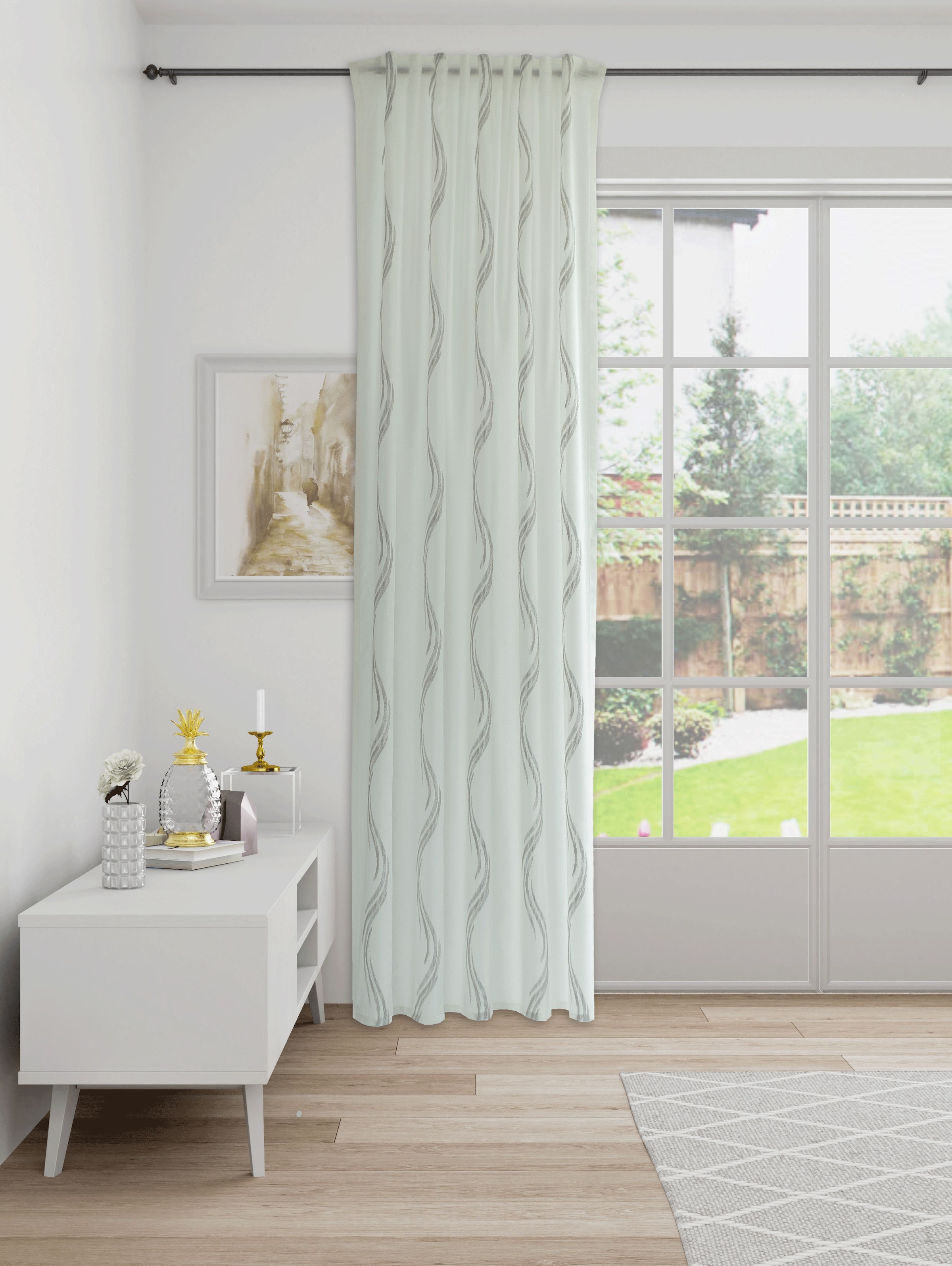 HOMING Gardine »Josh« verdeckte Schlaufen 1 Stk. tlg. Fertigschal