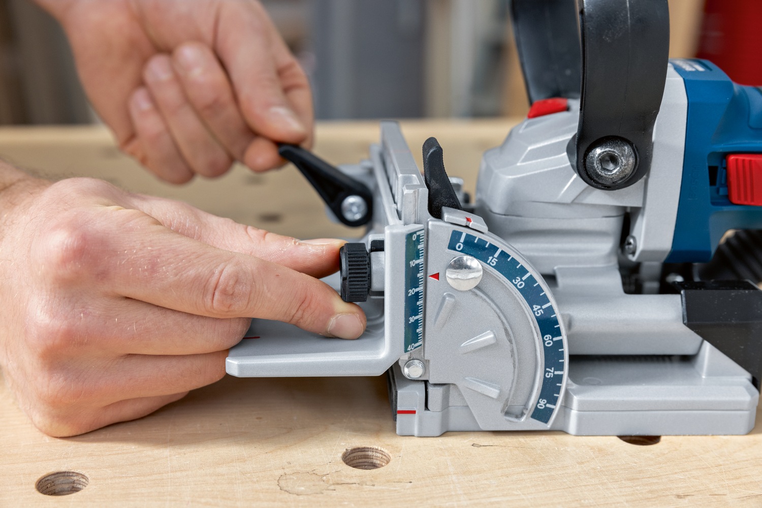 Bosch Professional Flachdübelfräse »GFF 18V-22«, mit L-BOXX 238, ohne Akku und Ladegerät